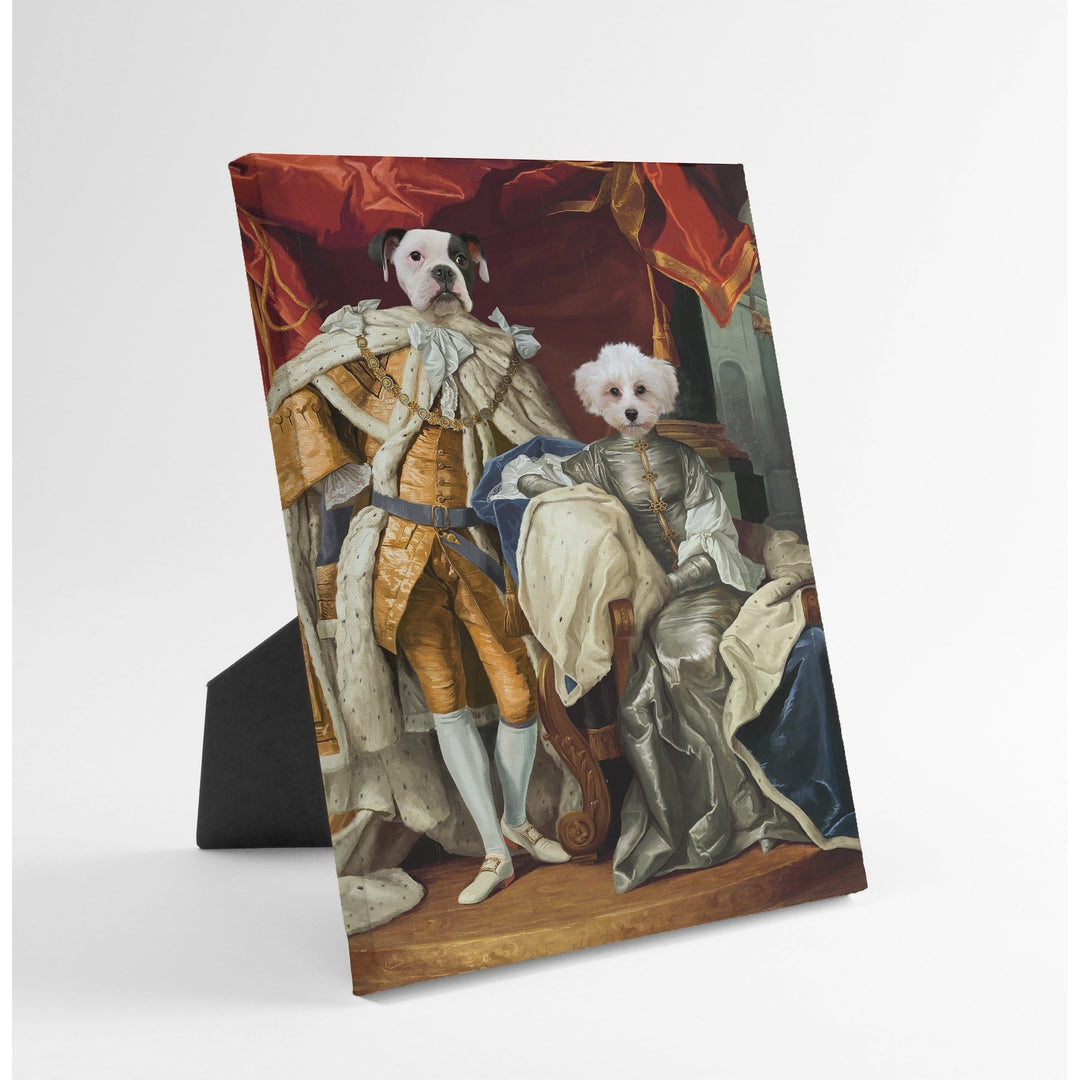 The Royal Couple - Custom Standing Canvas
