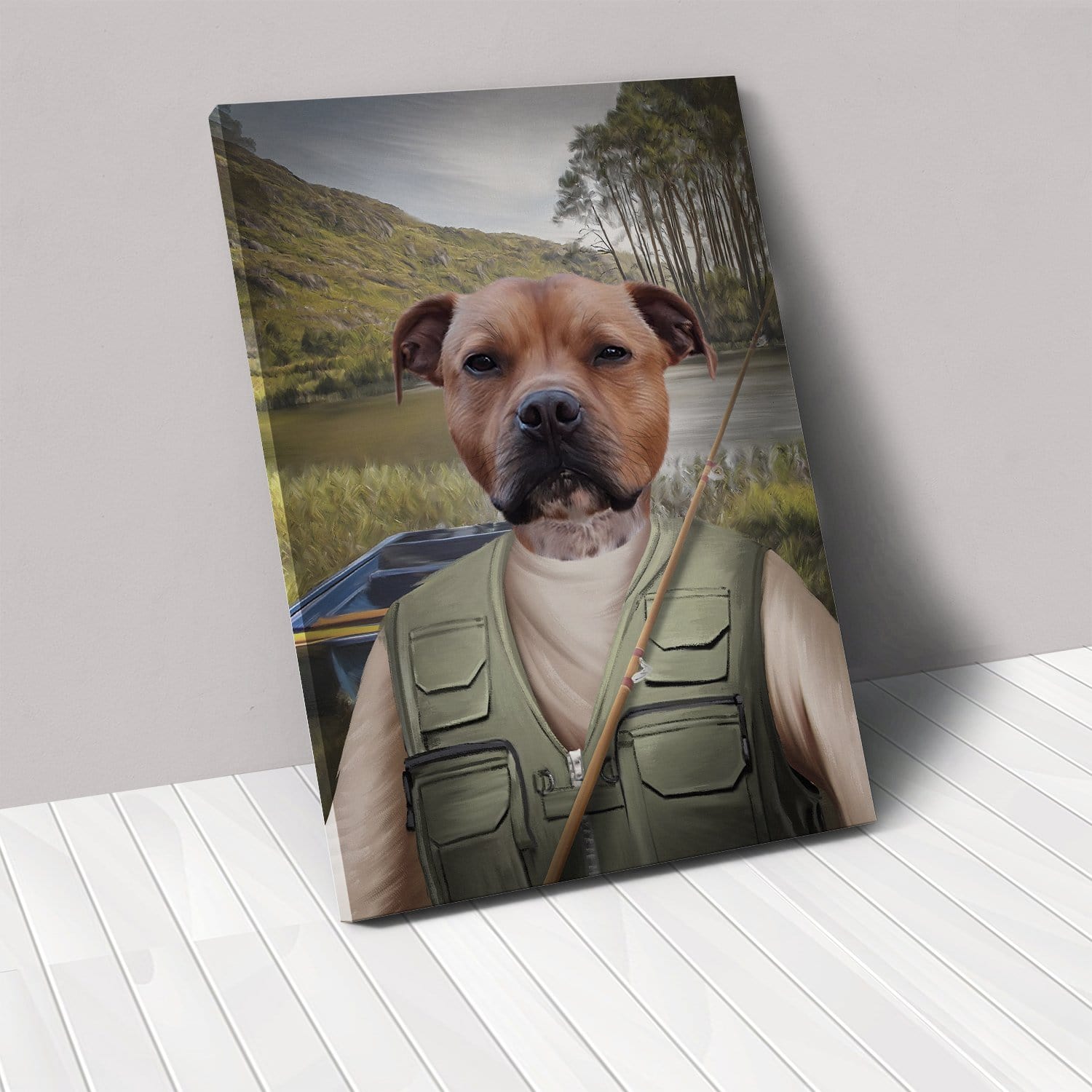 The Fisherman - Custom Pet Canvas