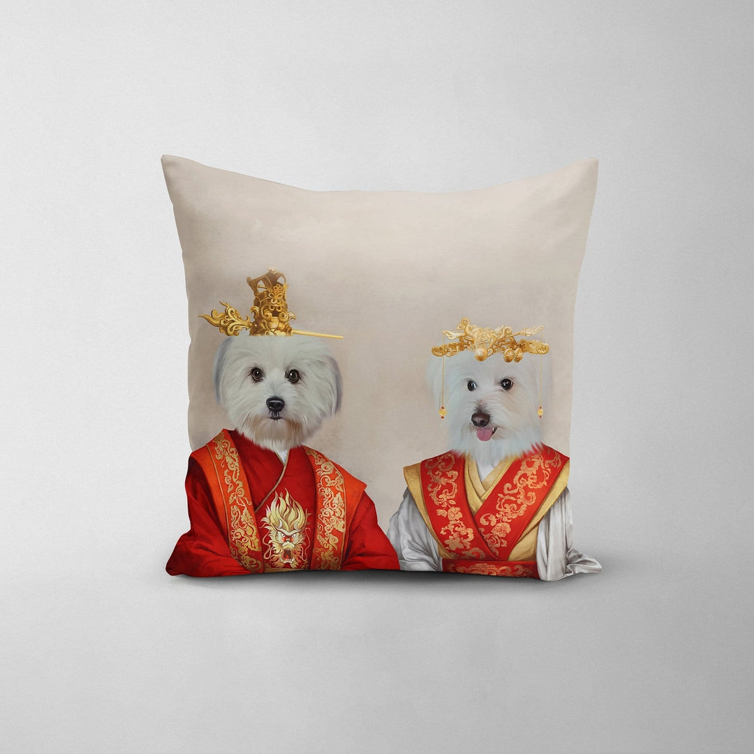 Asian Rulers - Custom Throw Pillow