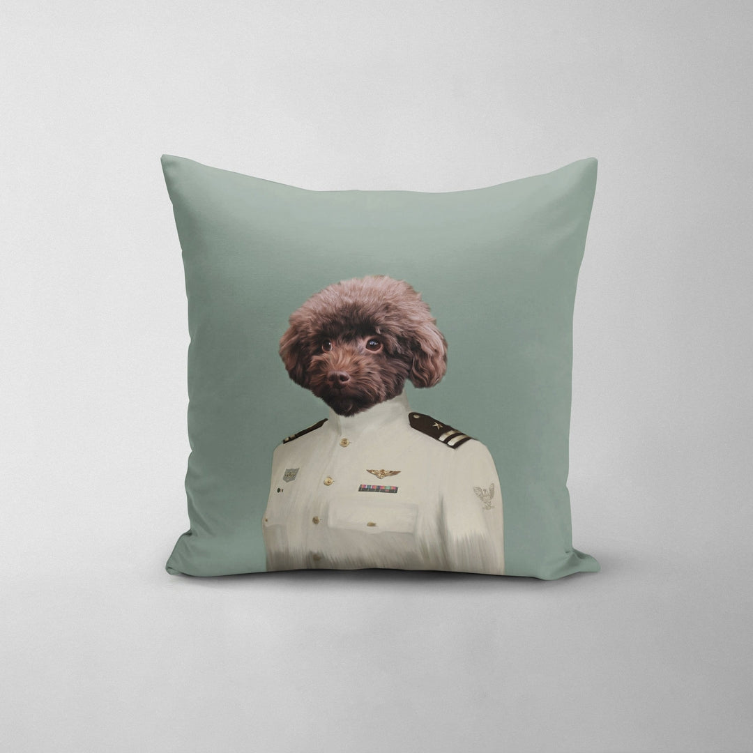 The Female Coast Guard - Custom Throw Pillow