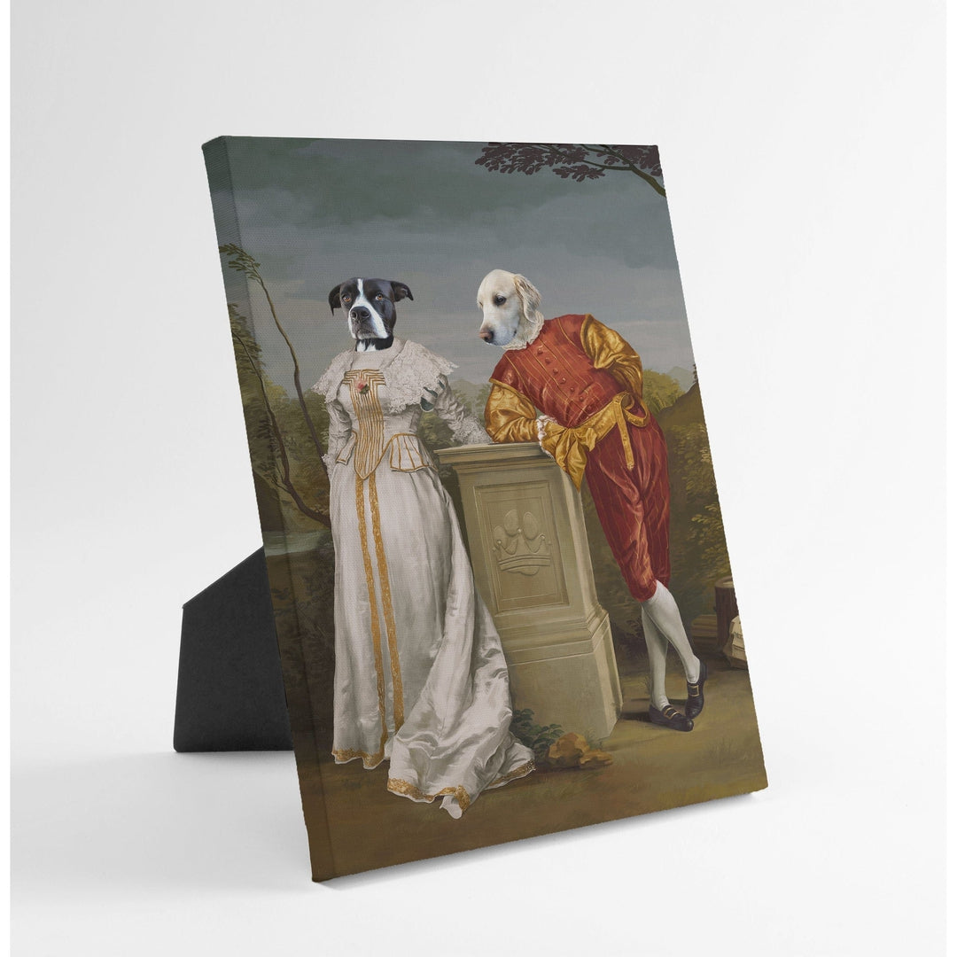 The Courtly Couple - Custom Standing Canvas