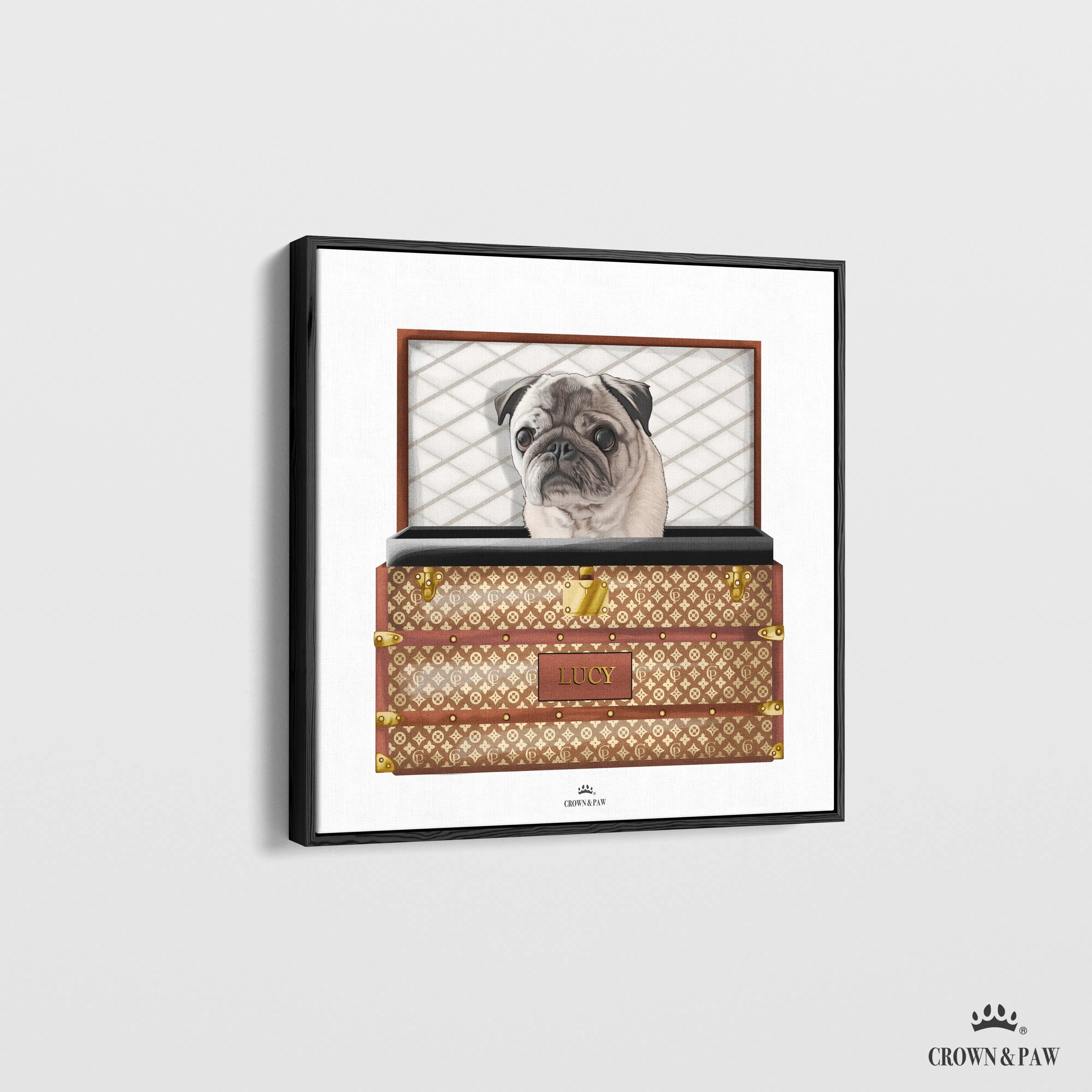 Classic Luxury Trunk Pet Portrait