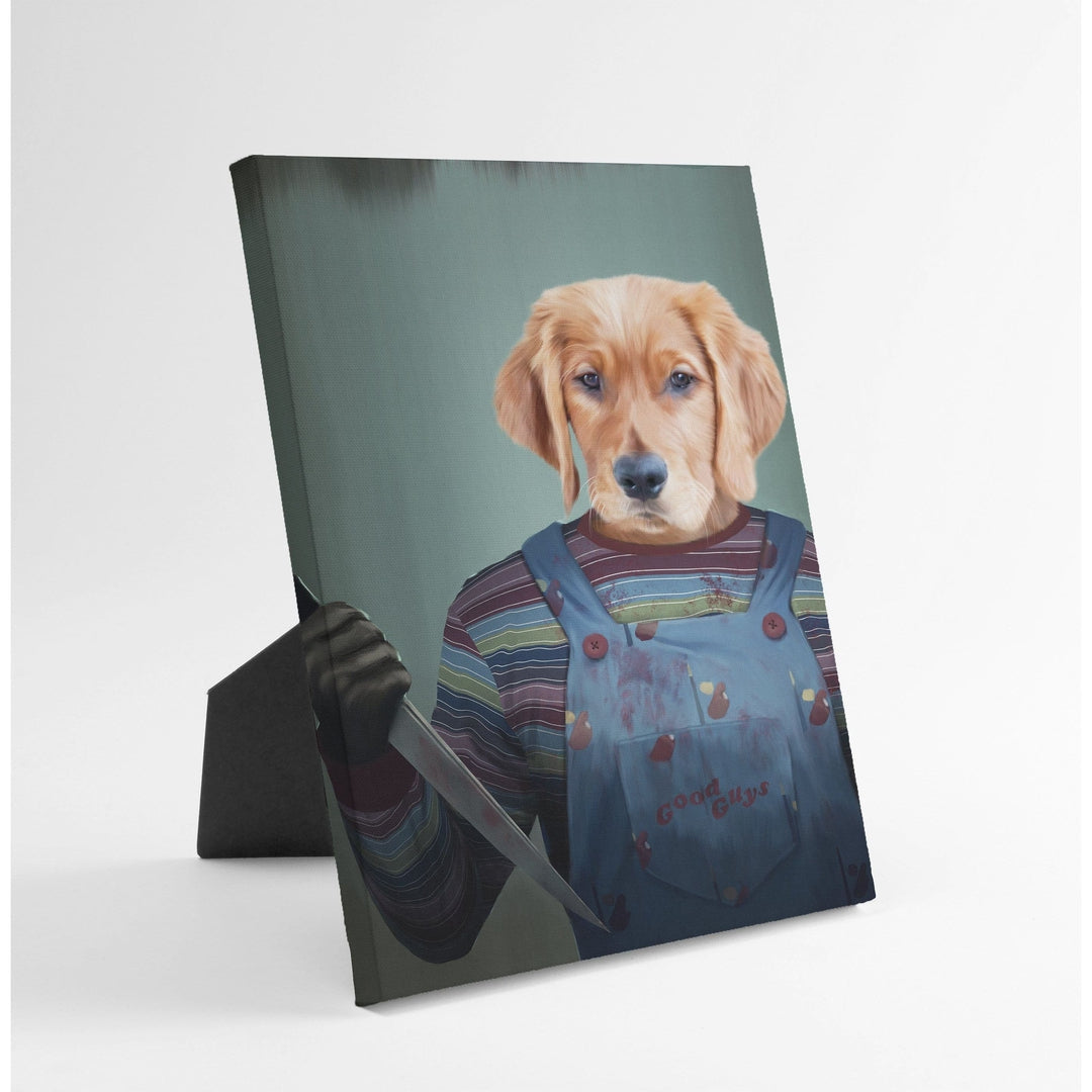 Chucky Portrait - Custom Standing Canvas