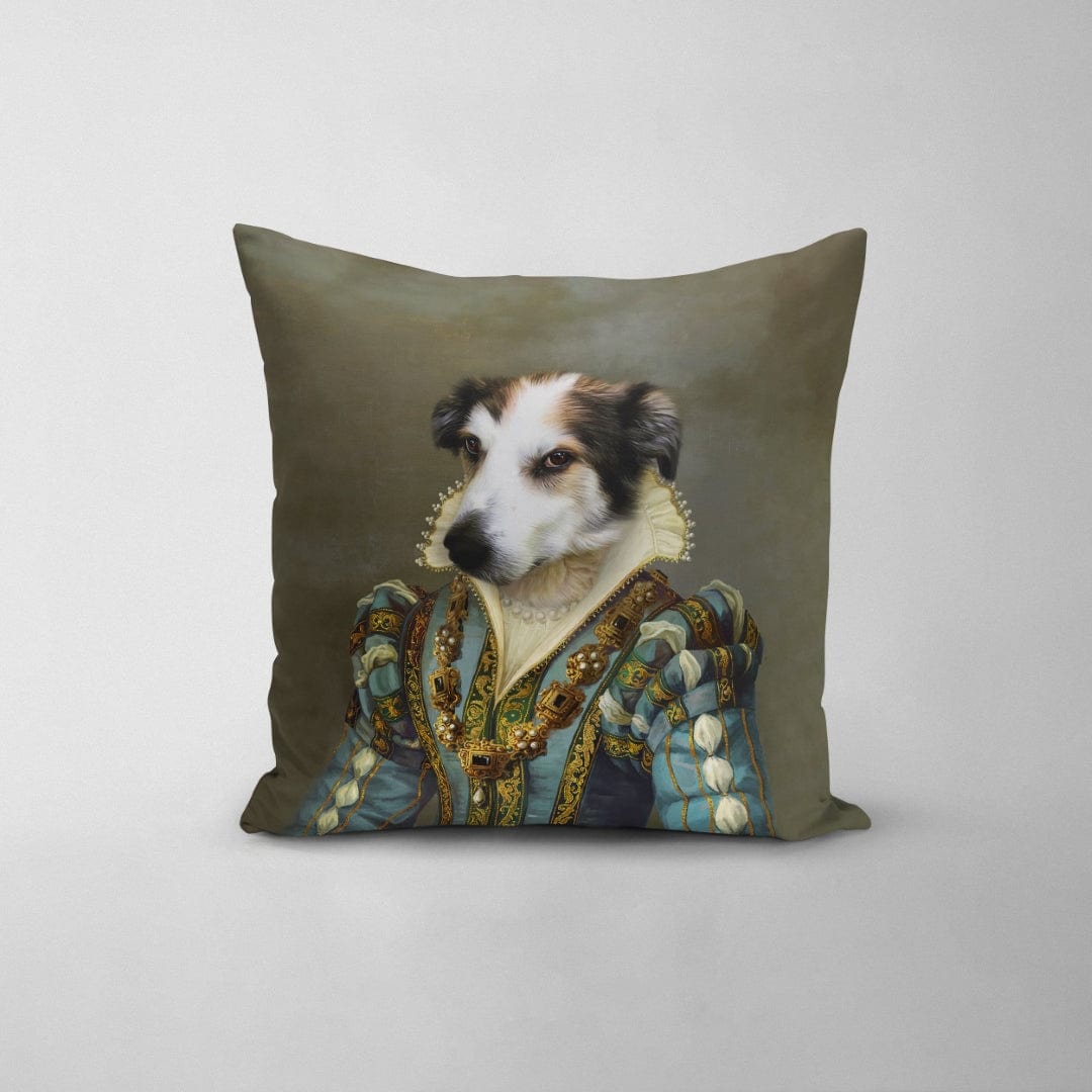 The Sapphire Queen - Custom Throw Pillow