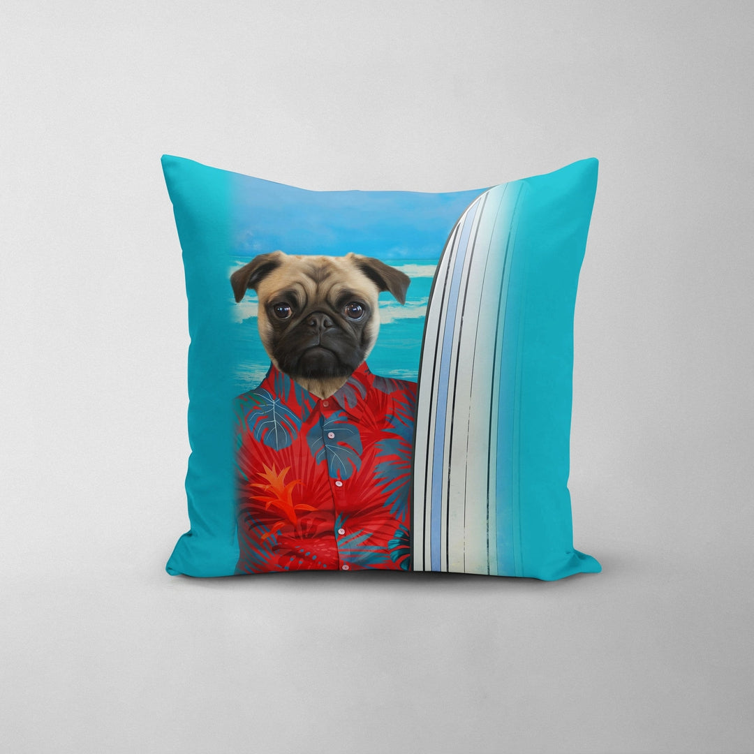 The Surfer - Custom Throw Pillow