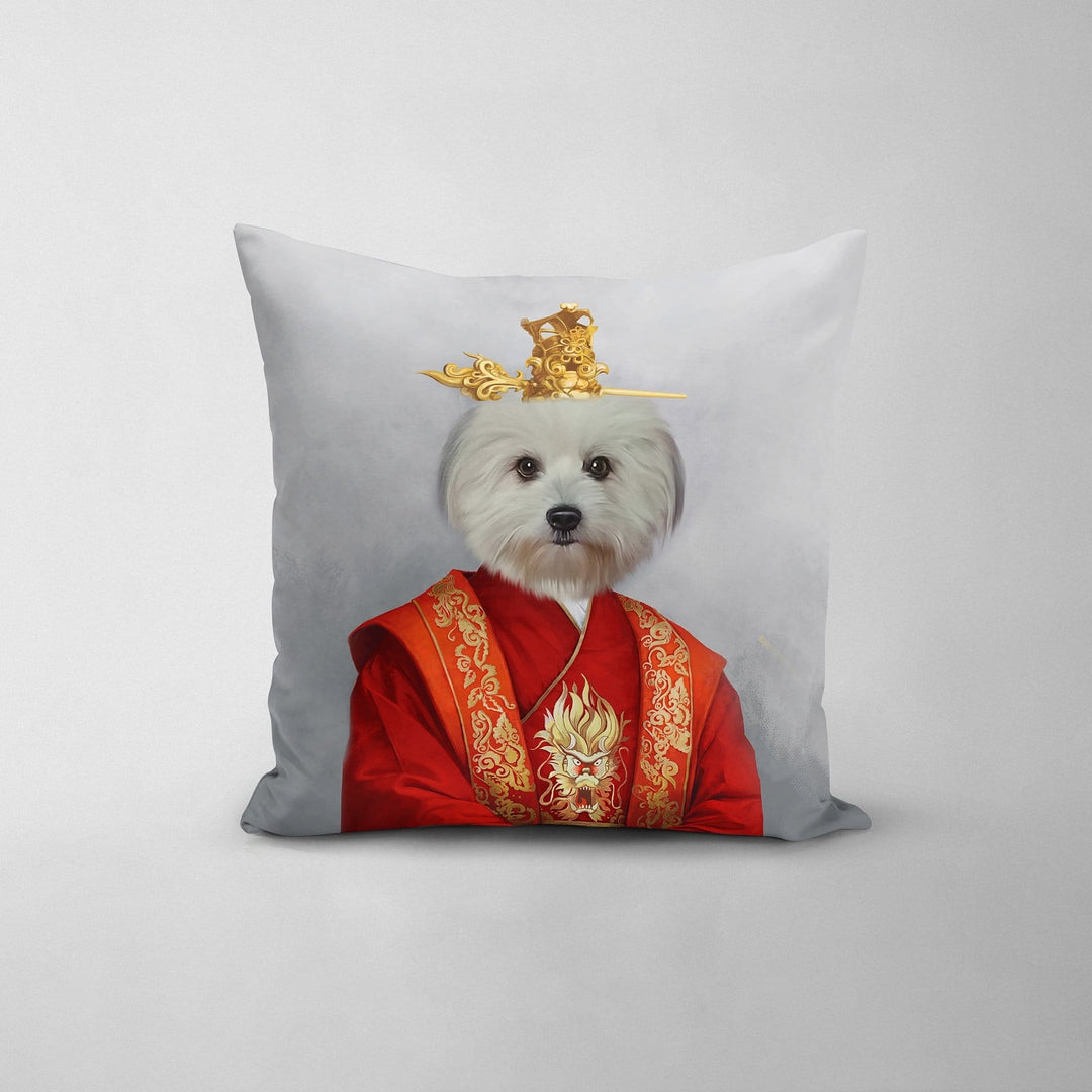 The Asian Emperor - Custom Throw Pillow