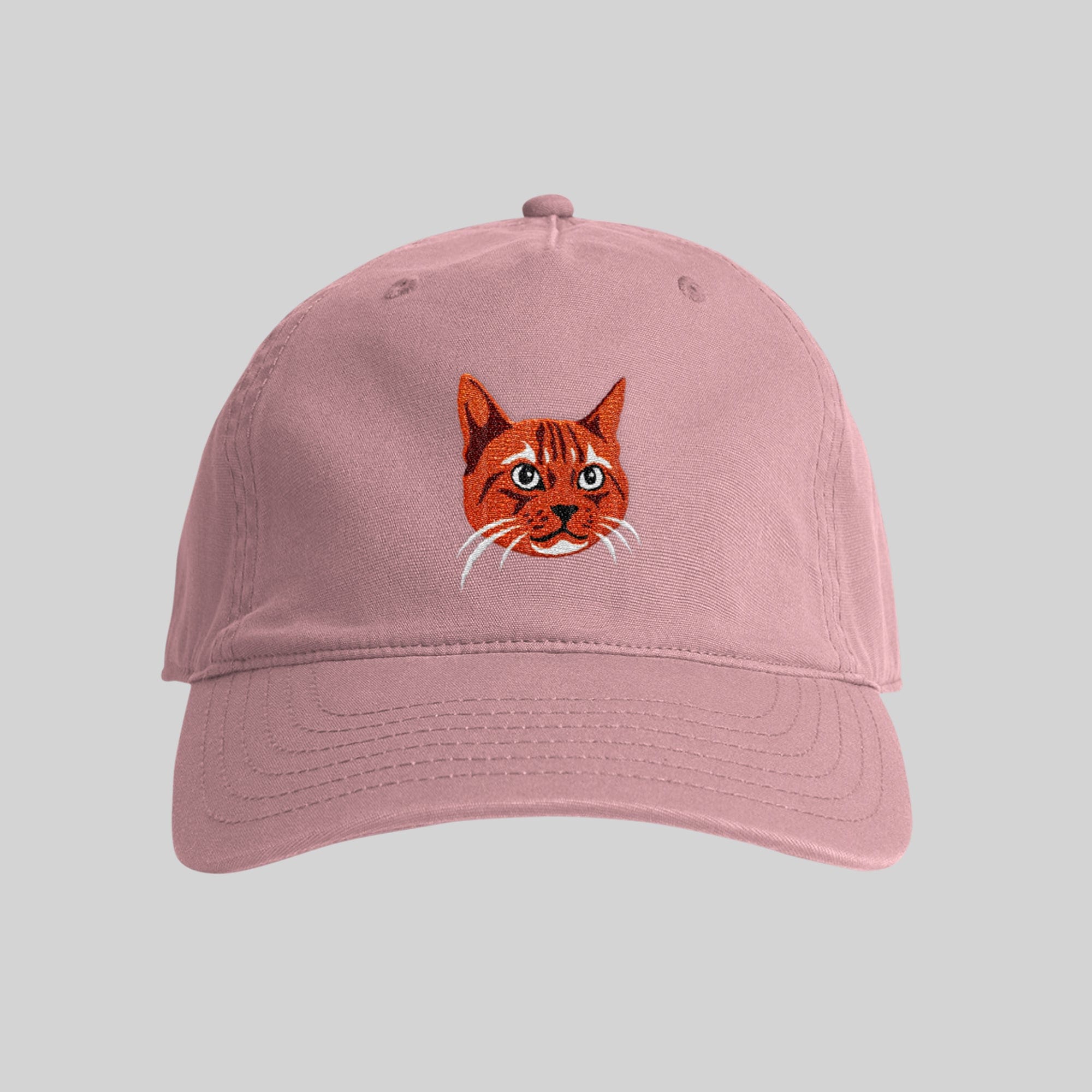Royal and Paws - Hat Custom Pet Face Classic Dad Cap Pink / Full Color
