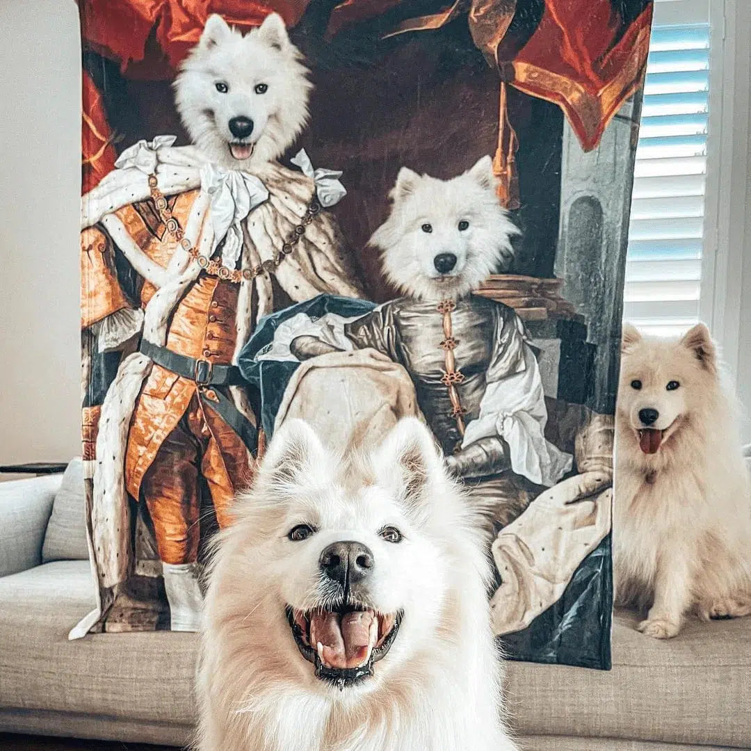 The Royal Couple - Custom Pet Blanket