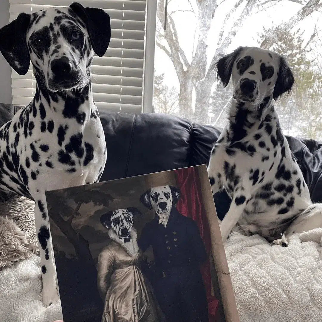 The Dinner Date - Custom Pet Canvas