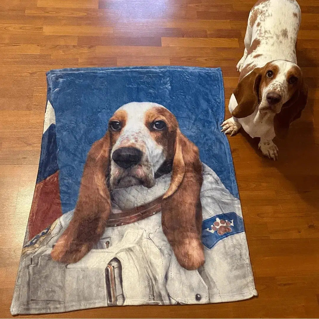 The Astronaut - Custom Pet Blanket