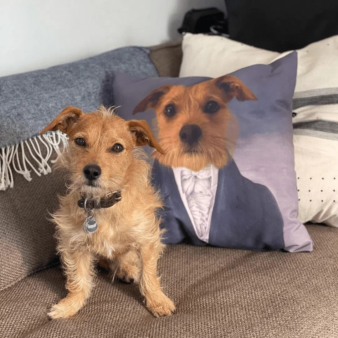 The Aristocrat - Custom Throw Pillow