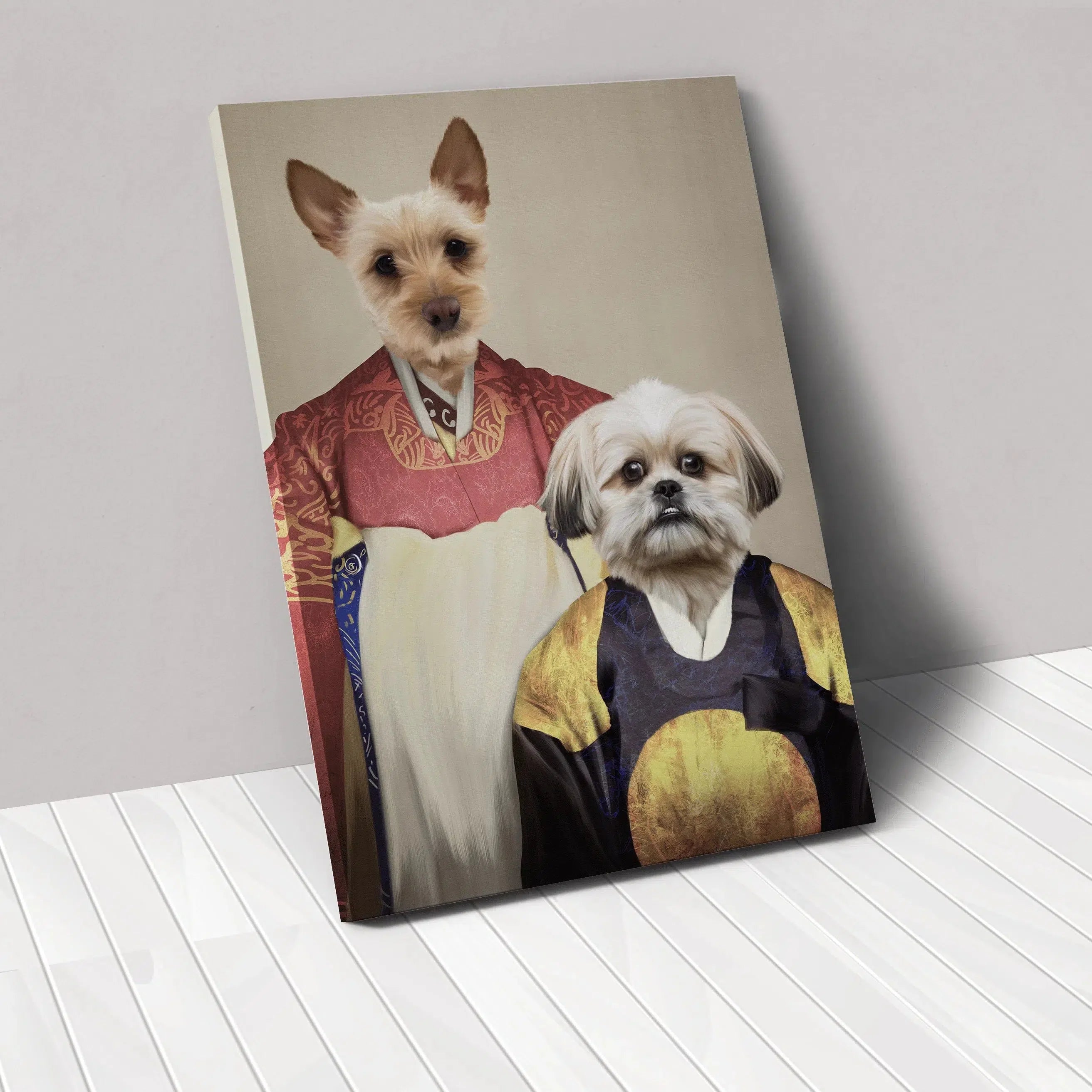 The Wise Pair - Custom Pet Canvas
