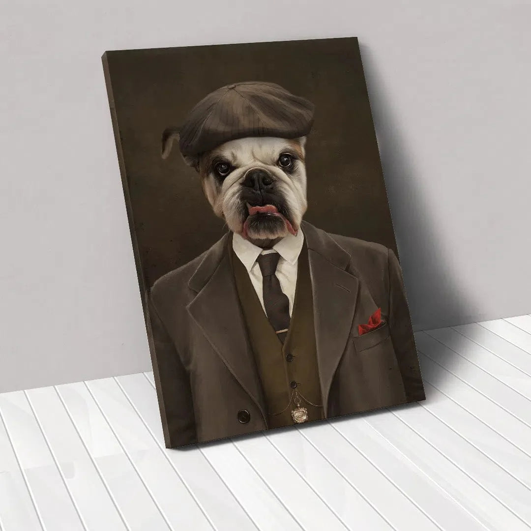 The British Gangster - Custom Pet Canvas