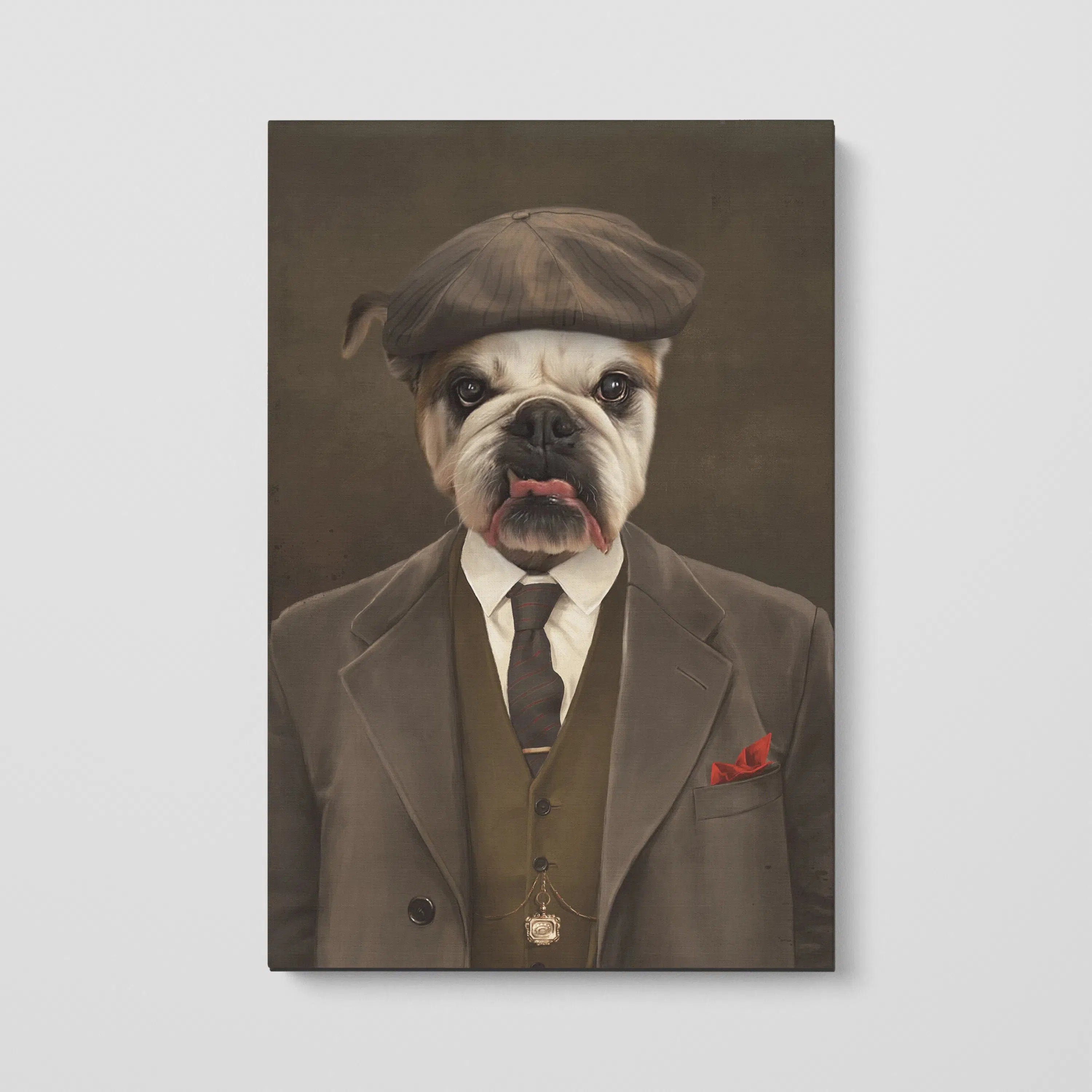 The British Gangster - Custom Pet Canvas