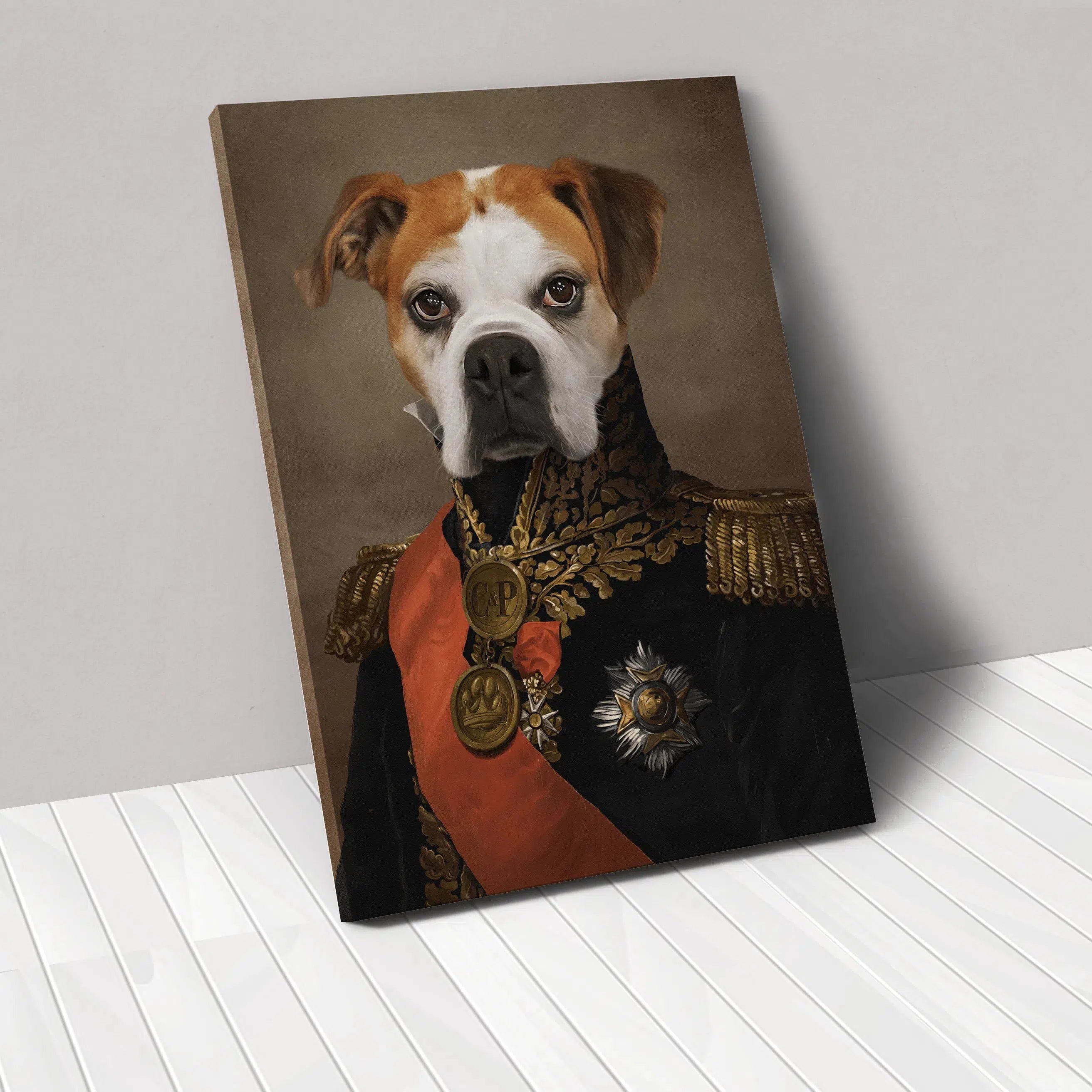 The Major - Custom Pet Canvas