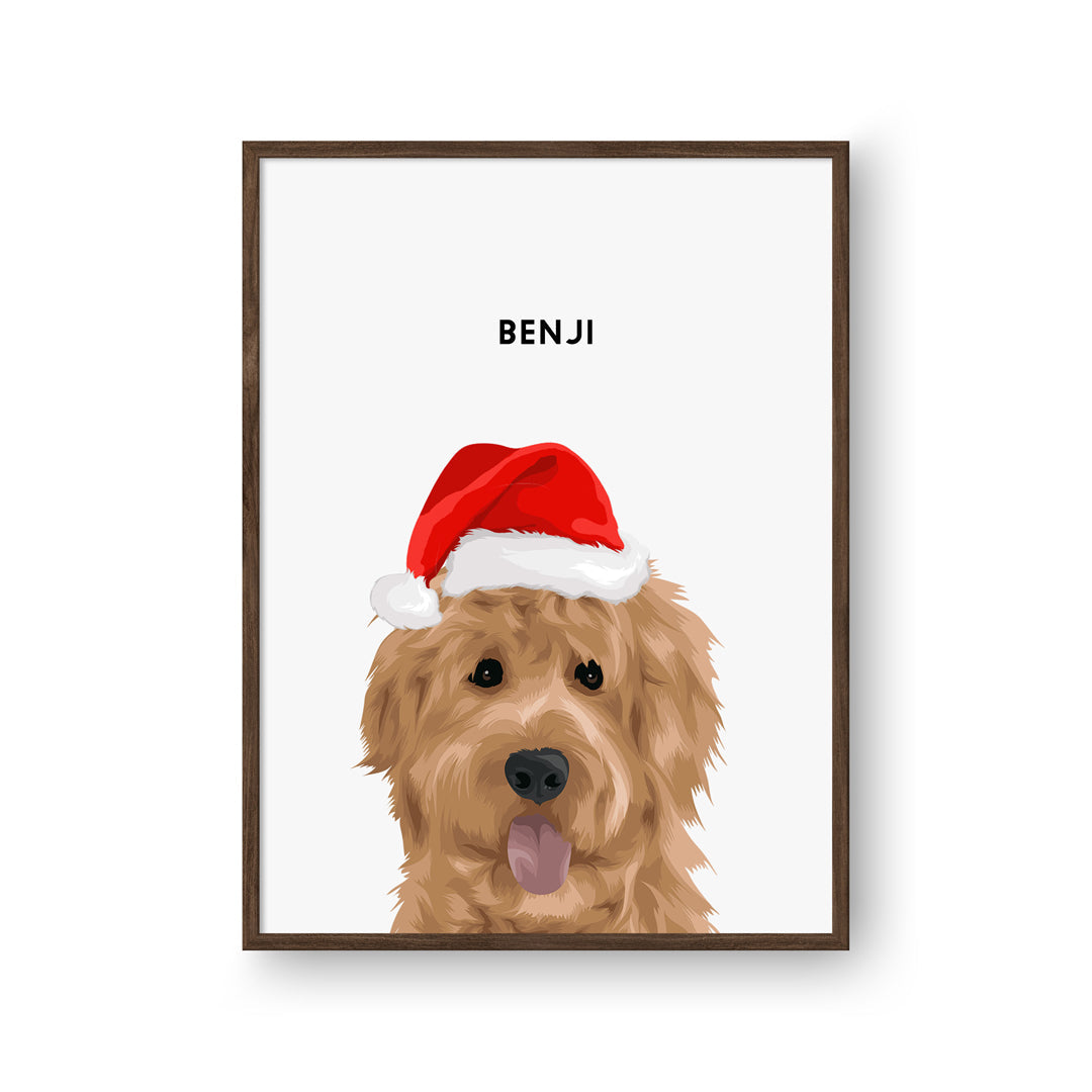 Christmas Pet Portrait - One Pet