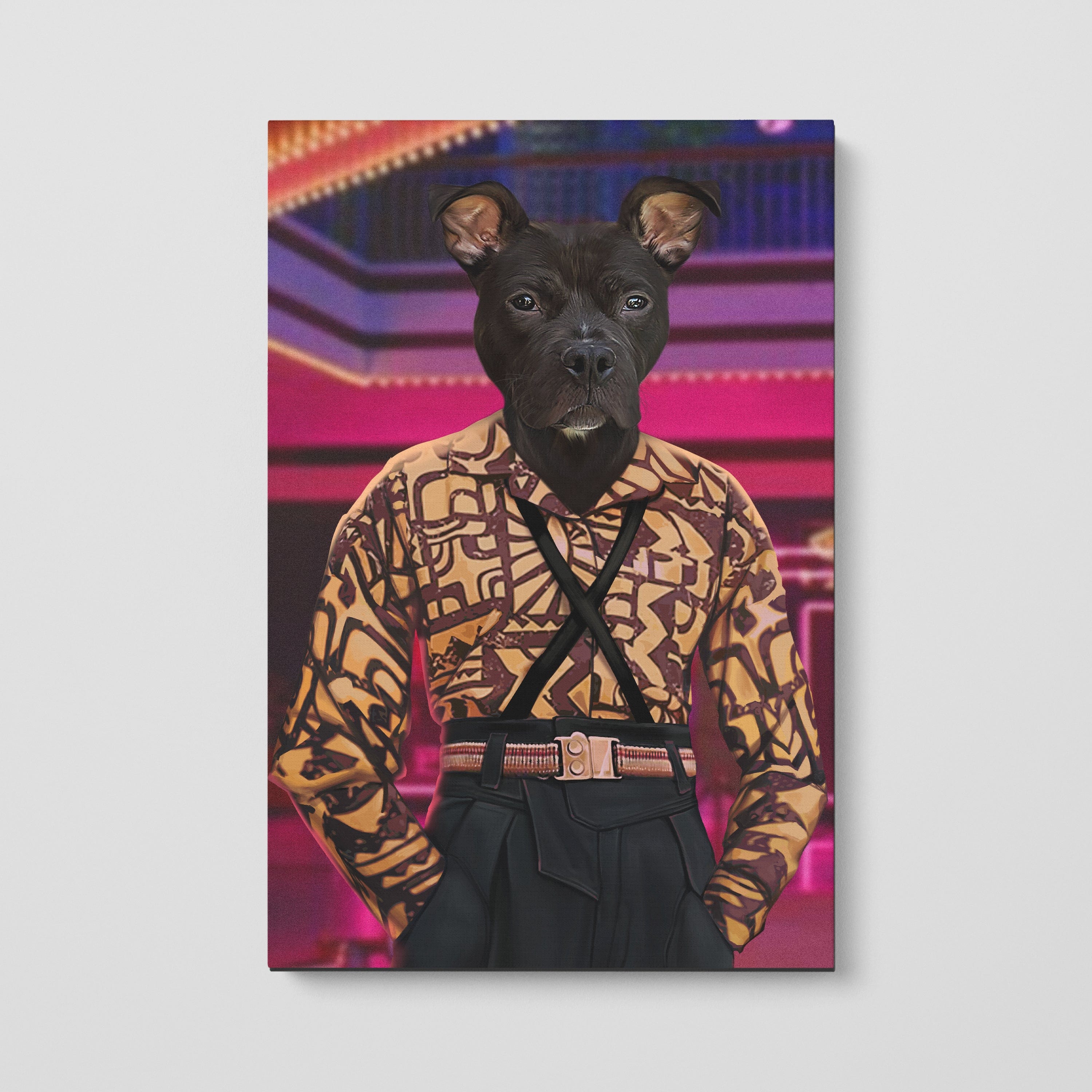 The Strange Girl (Disco) - Custom Pet Canvas