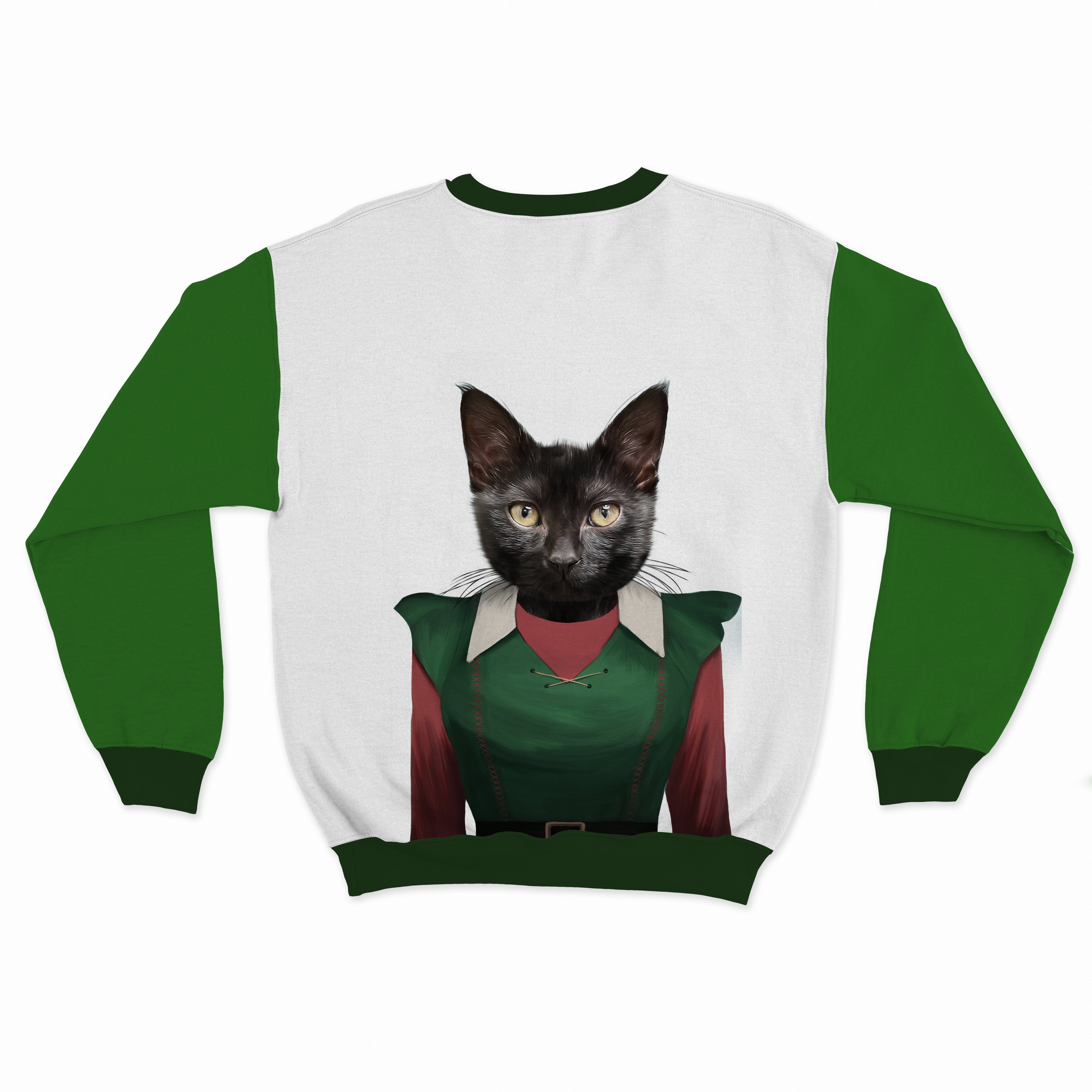 Royal and Paws - Custom Clothing Christmas Costume Sweatshirt Female Elf / S