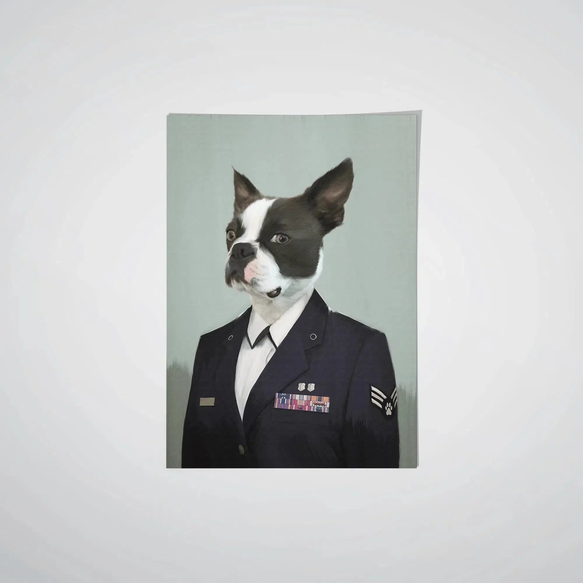 The Female Air Officer - Custom Pet Poster