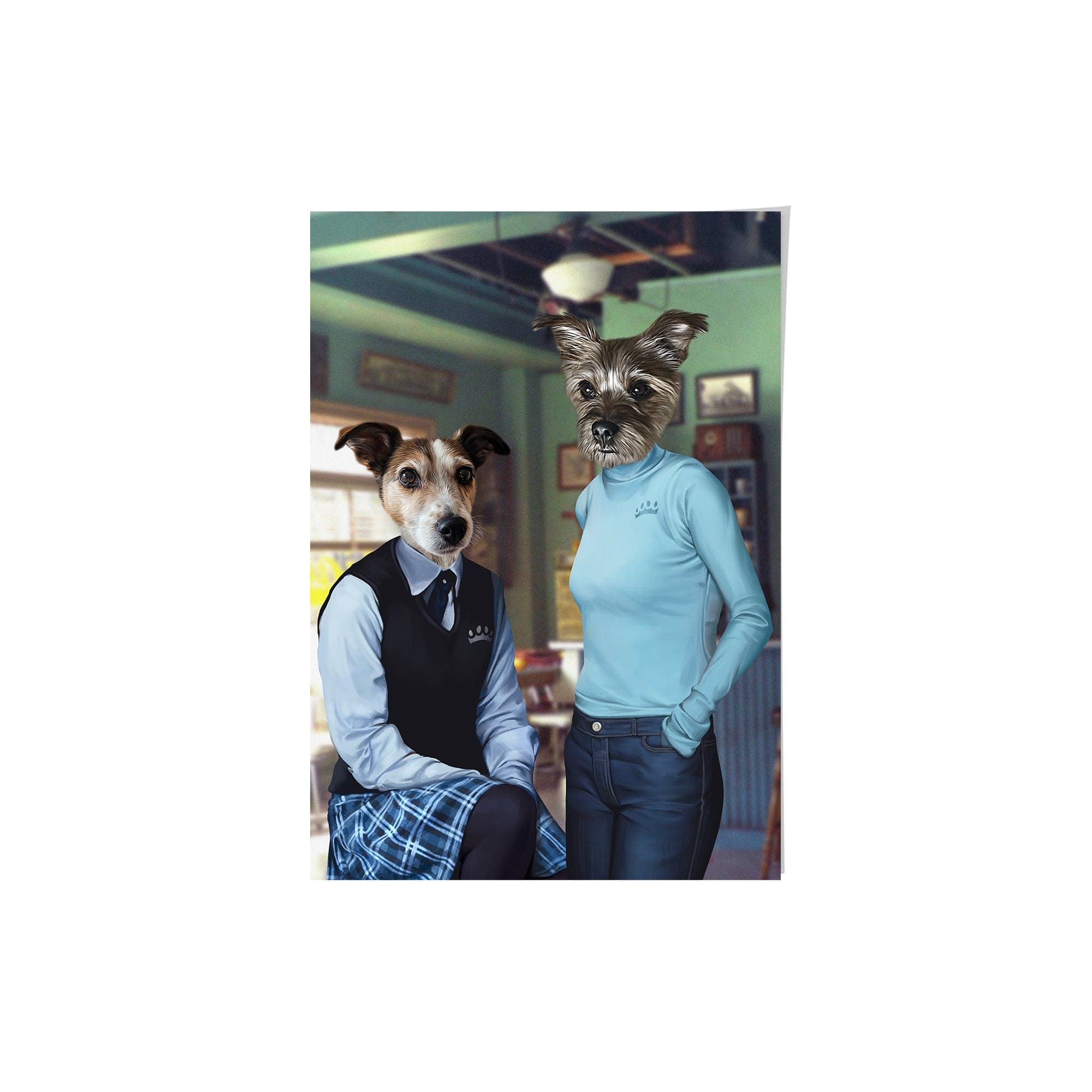 Royal and Paws - Poster Gilpaw Girls - Custom Pet Poster 8.3" x 11.7" / Uniform