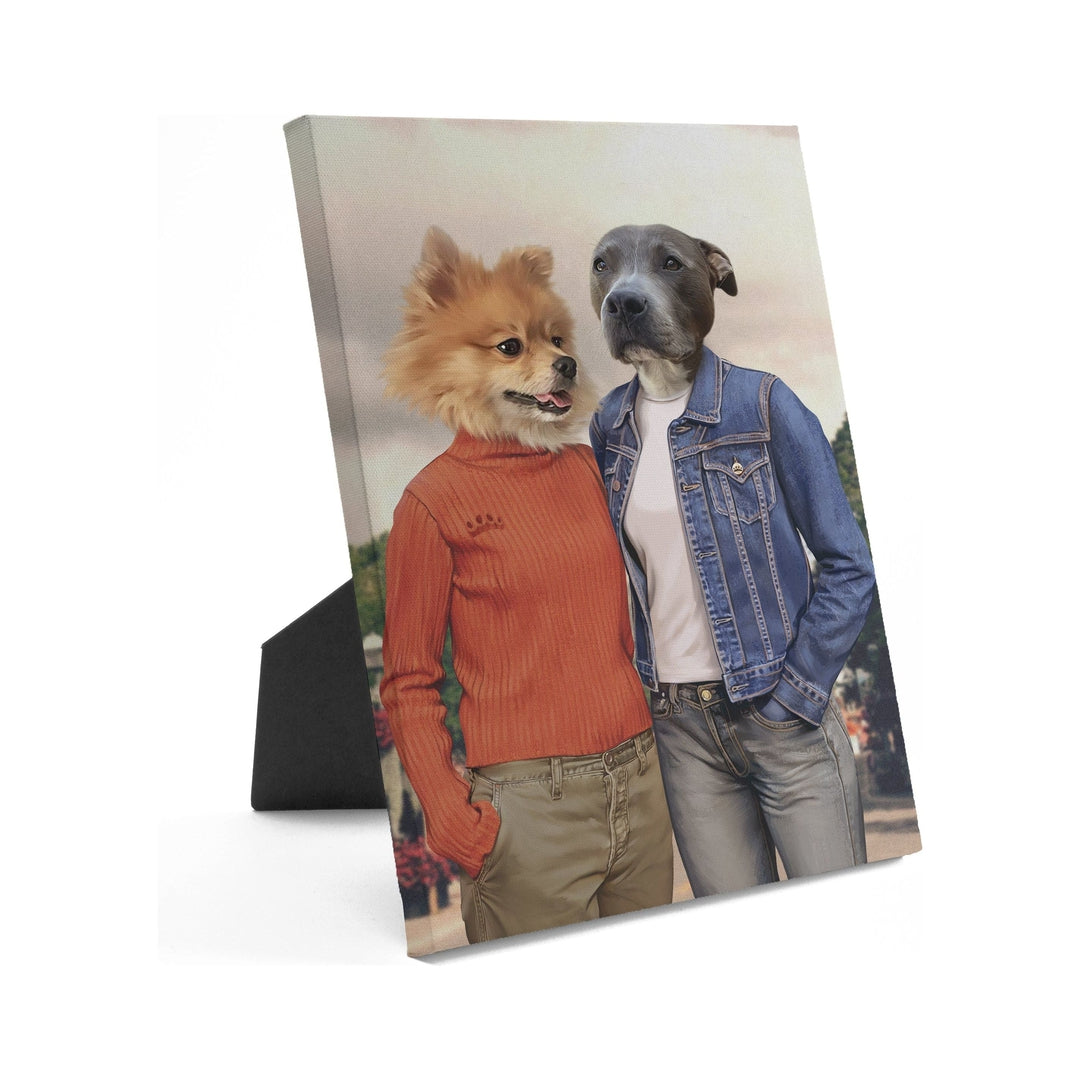 Royal and Paws - Standing Canvas Gilpaw Girls - Custom Standing Canvas 8" x 10" / Casual