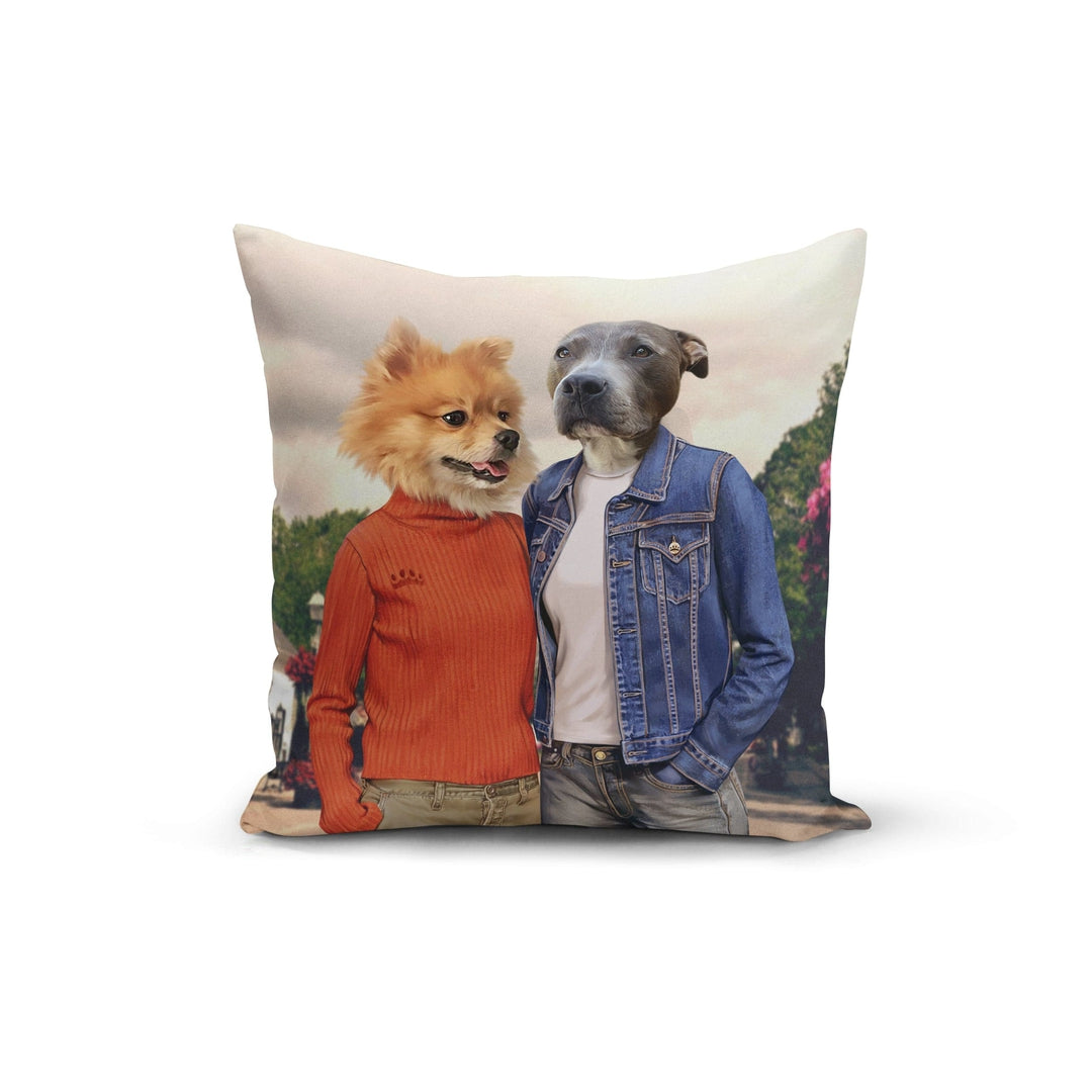 Royal and Paws - Throw Pillow Gilpaw Girls - Custom Throw Pillow 14" x 14" / Casual
