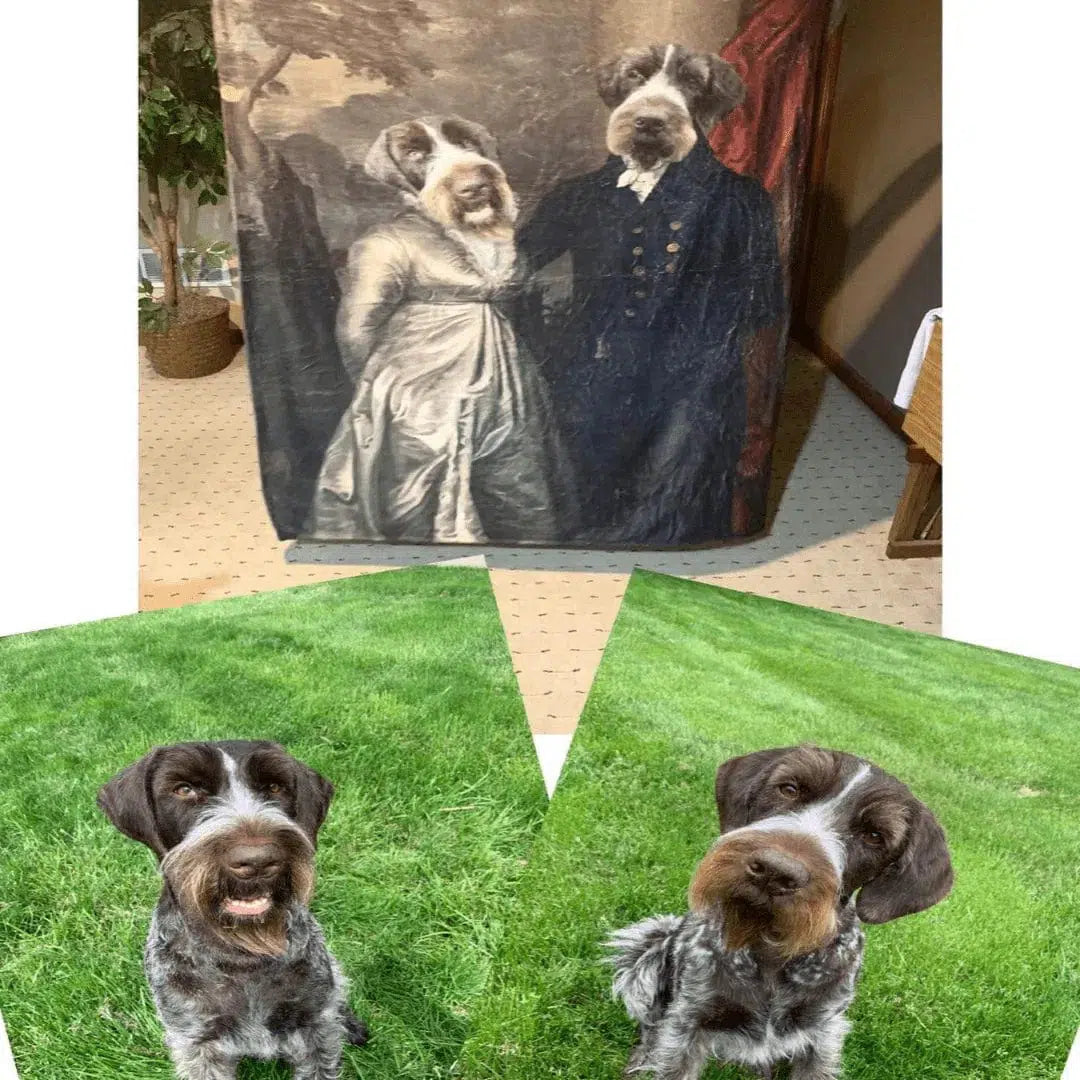 The Dinner Date - Custom Pet Poster