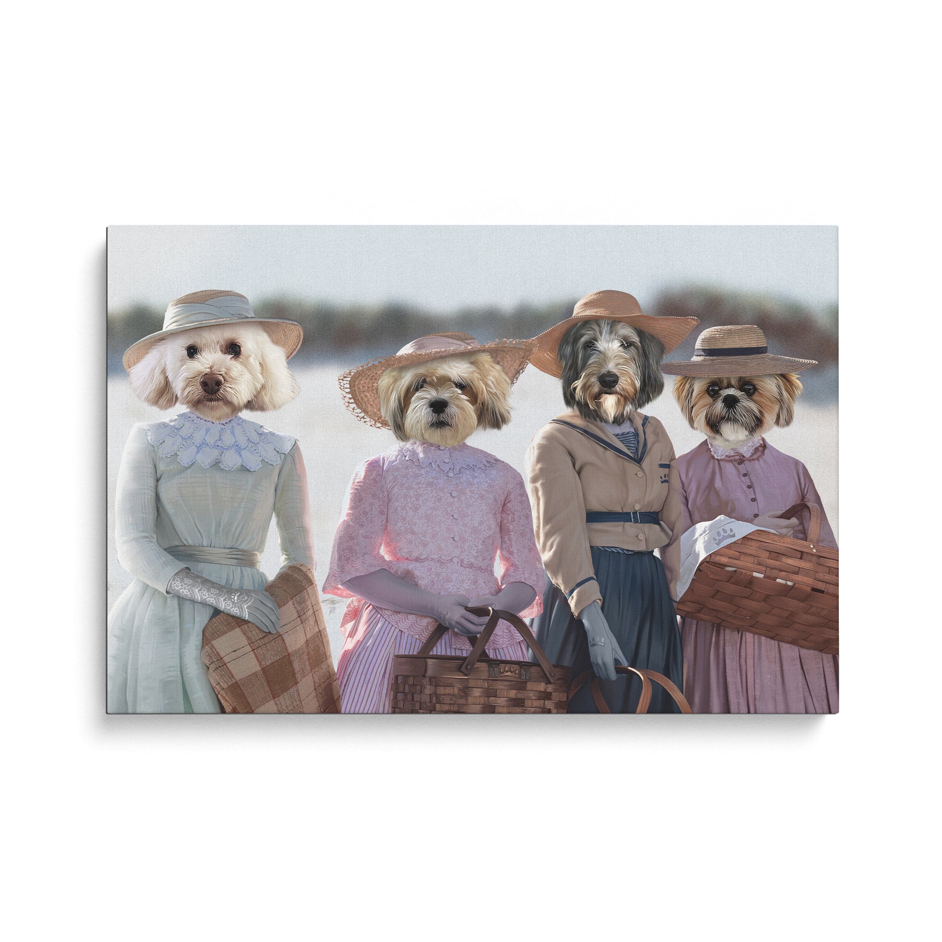 Royal and Paws - Canvas Little Women - Custom Pet Canvas 8" x 10" / Summer