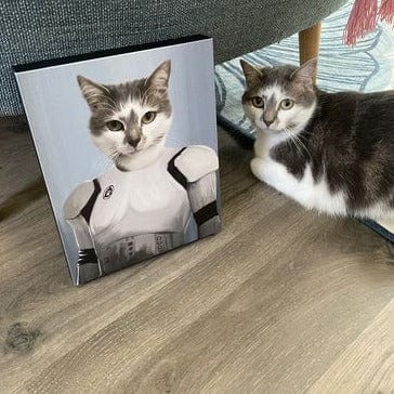The Trooper - Custom Pet Canvas