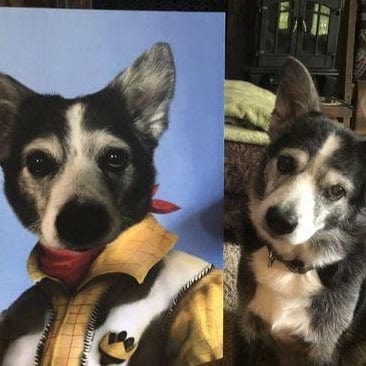 The Cowboy - Custom Pet Canvas