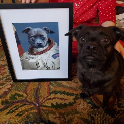 The Astronaut - Custom Pet Poster