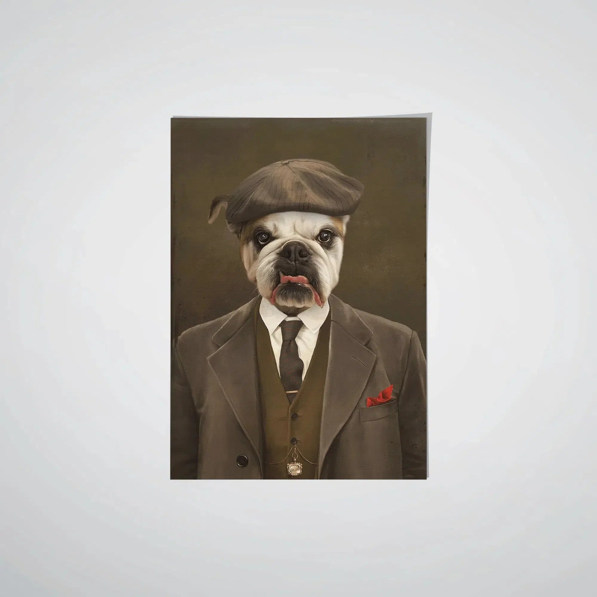 Royal and Paws - Poster The British Gangster - Custom Pet Poster 8.3" x 11.7" / Unframed