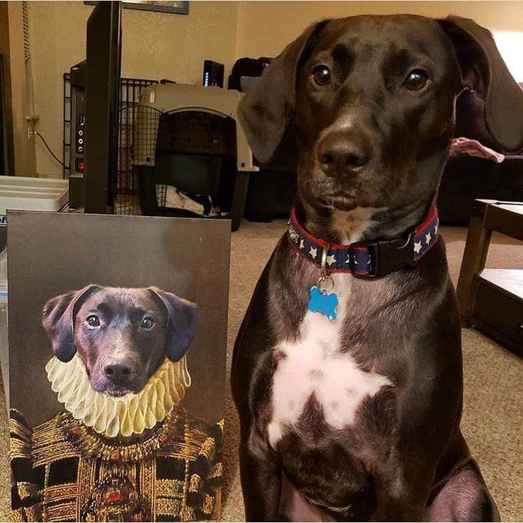 The Dame - Custom Pet Canvas