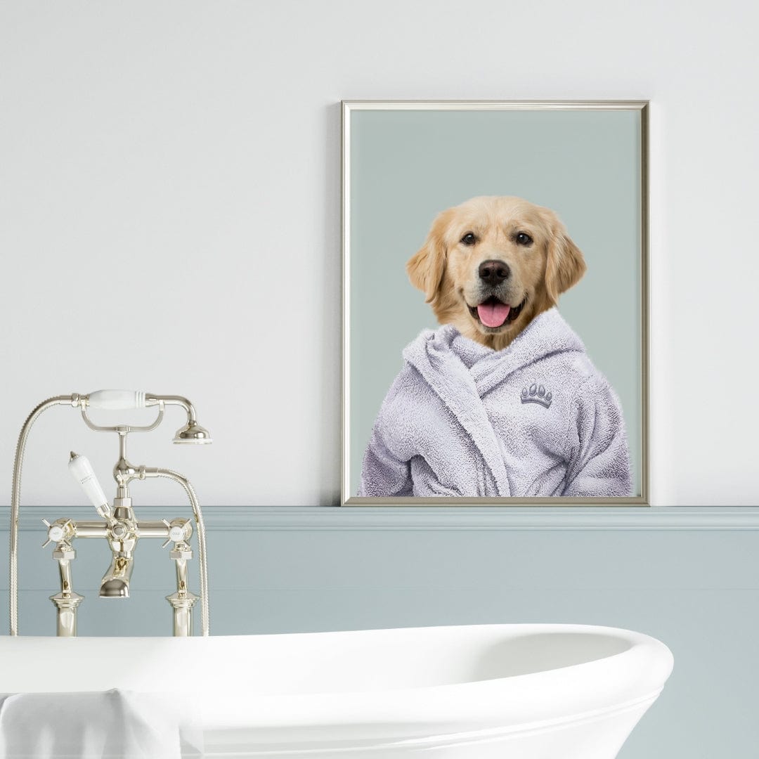 Royal and Paws - Canvas Spa Day Pet Portrait - Custom Pet Art