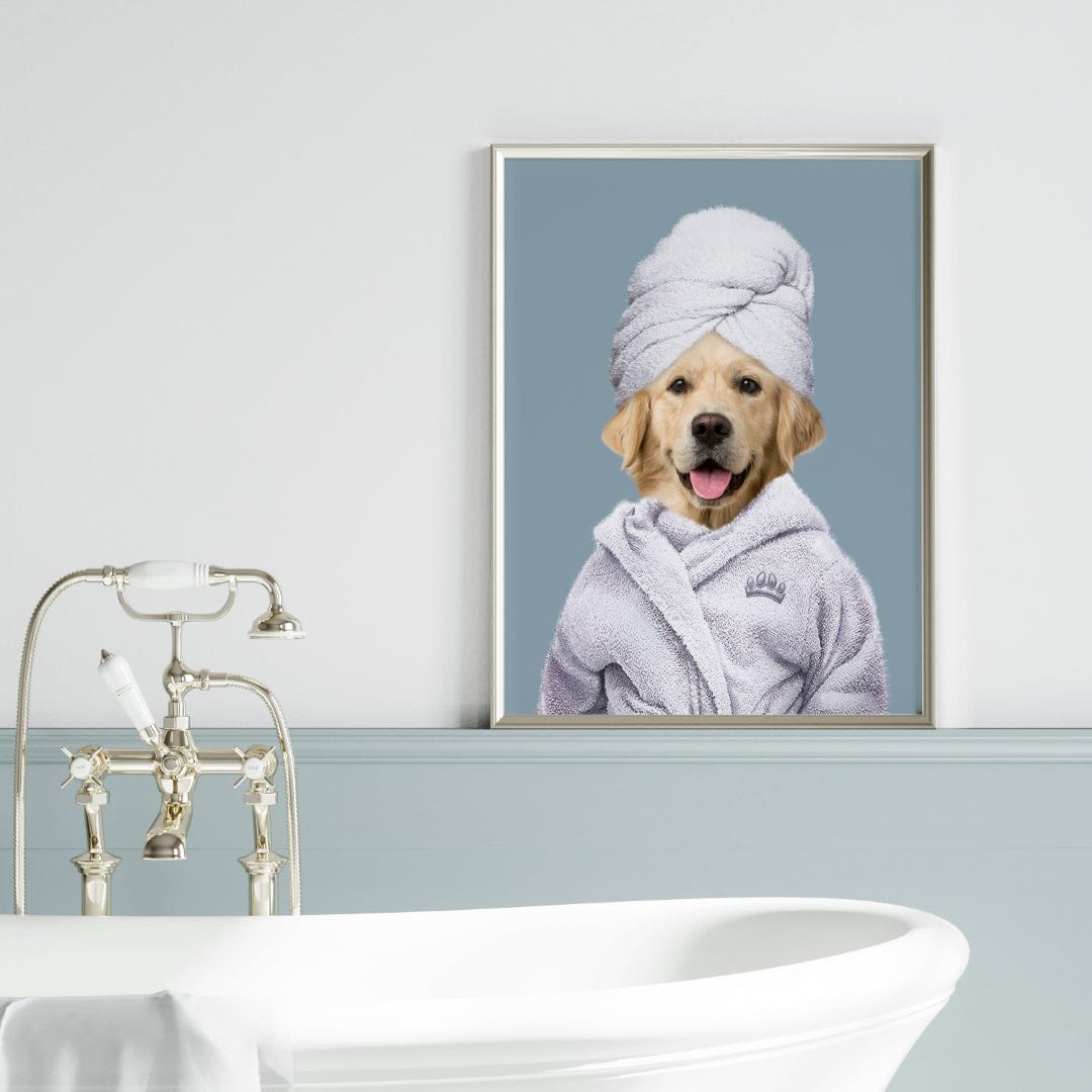 Royal and Paws - Canvas Spa Day Pet Portrait - Custom Pet Art