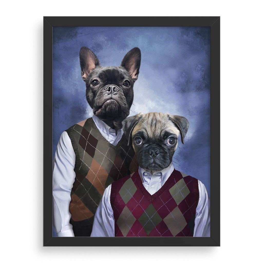 Royal and Paws - Poster The Step Brothers - Custom Pet Poster