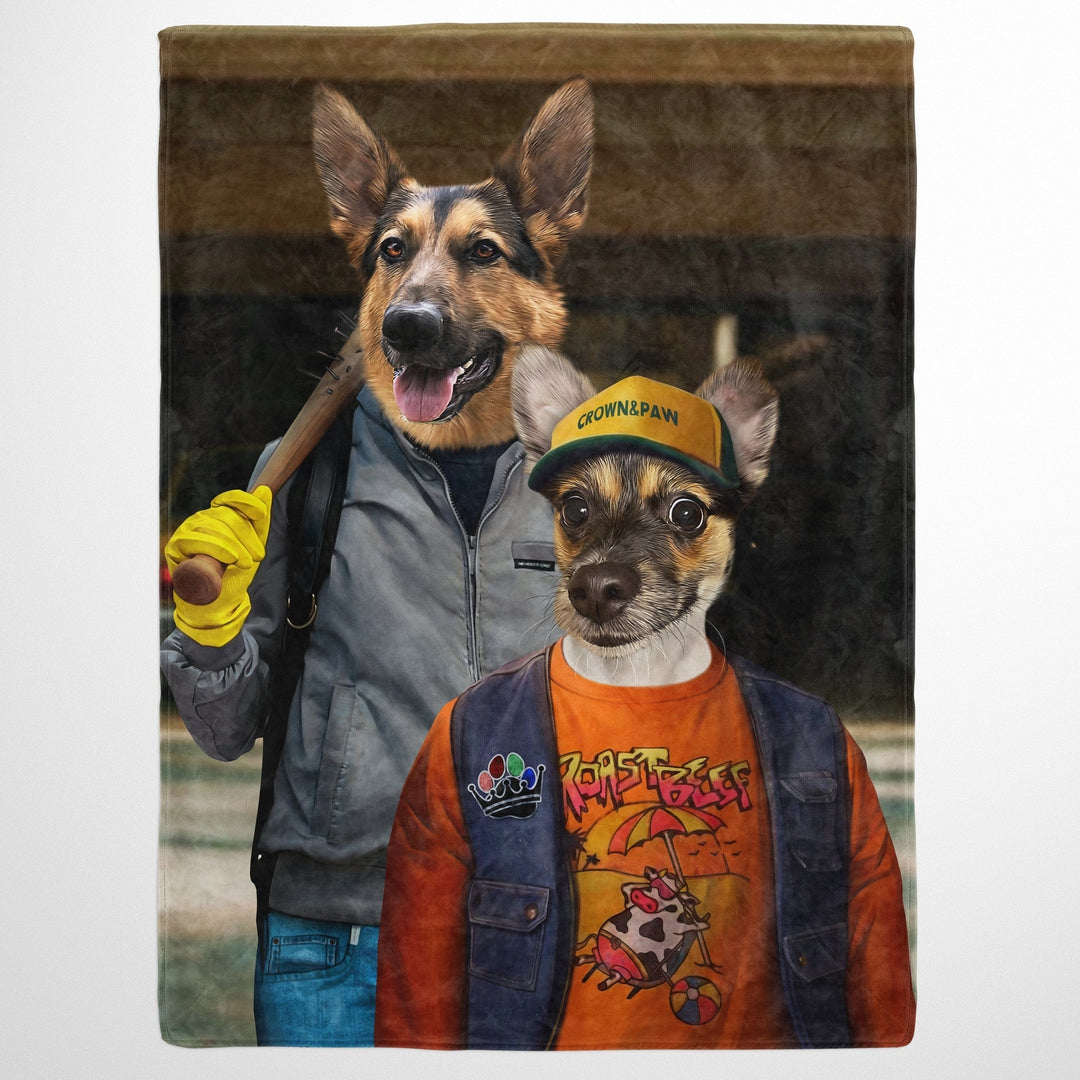 The 80's Dynamic Duo - Custom Pet Blanket