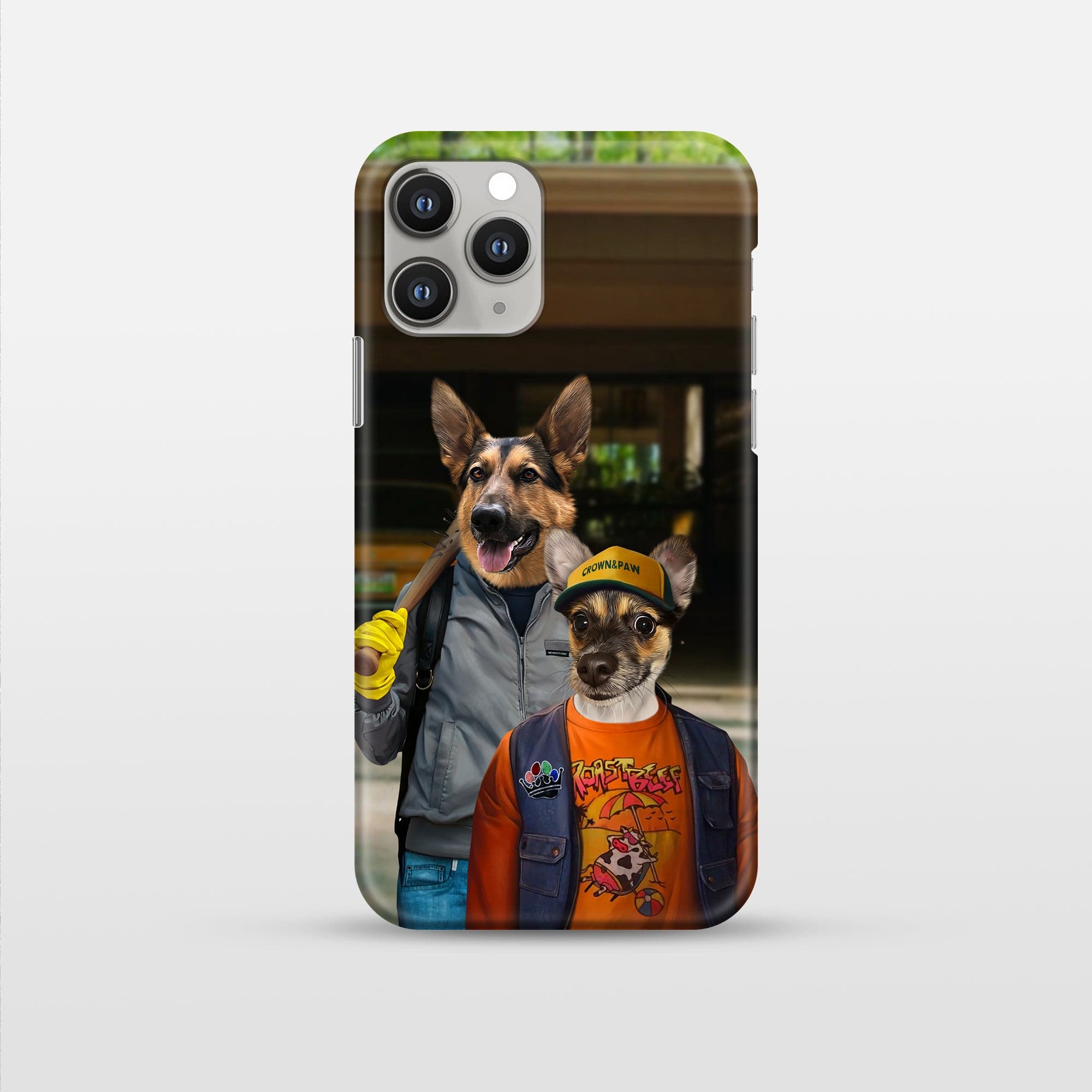 The 80's Dynamic Duo - Custom Pet Phone Case