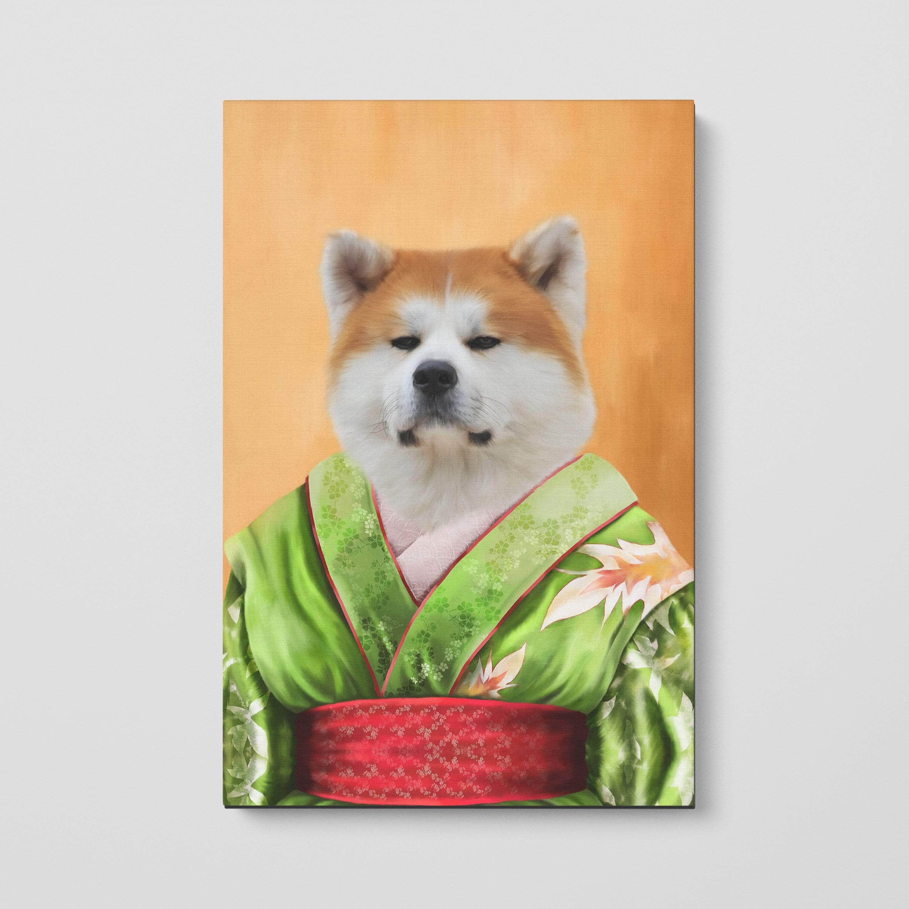 The Geisha - Custom Pet Canvas