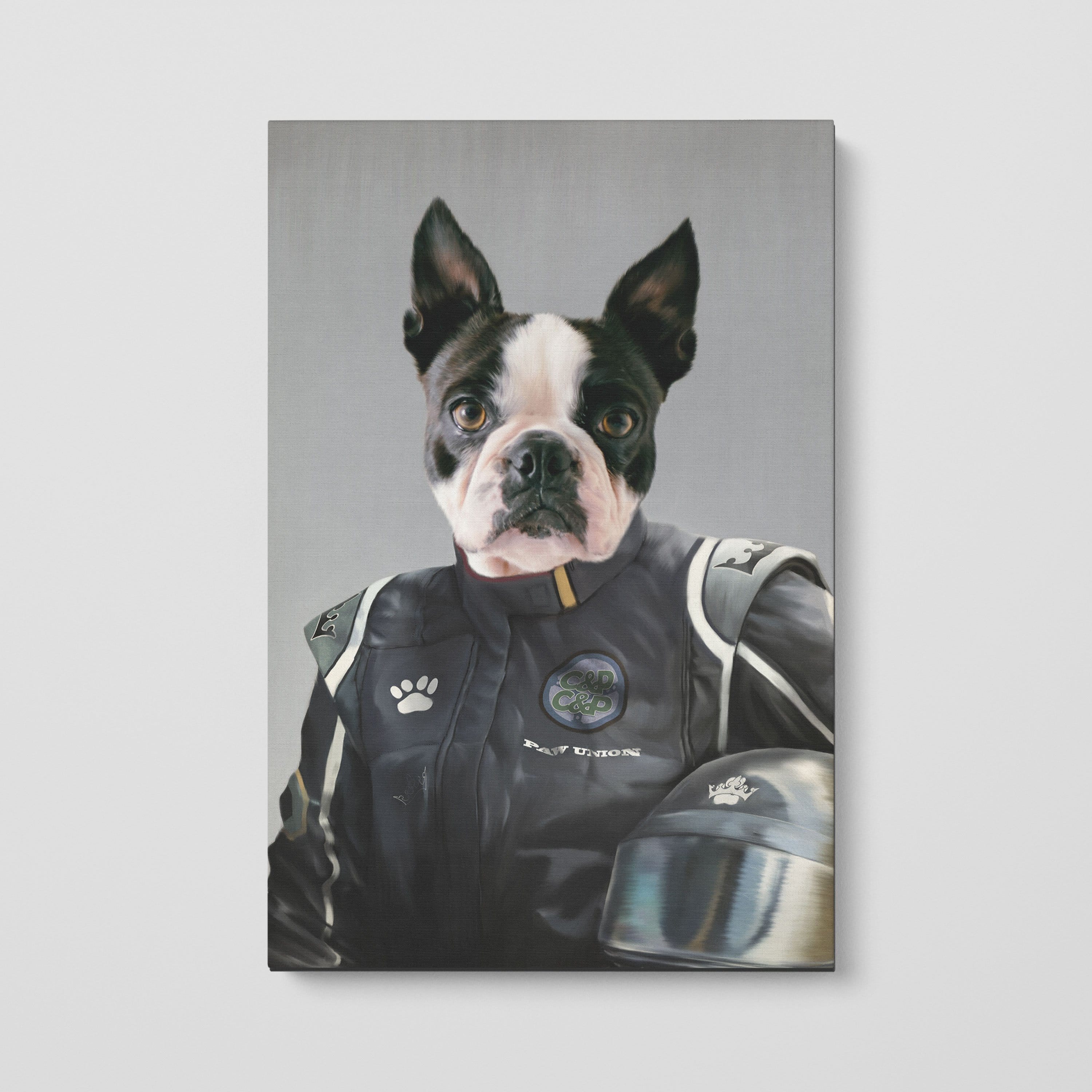 The Race Car Driver - Custom Pet Canvas