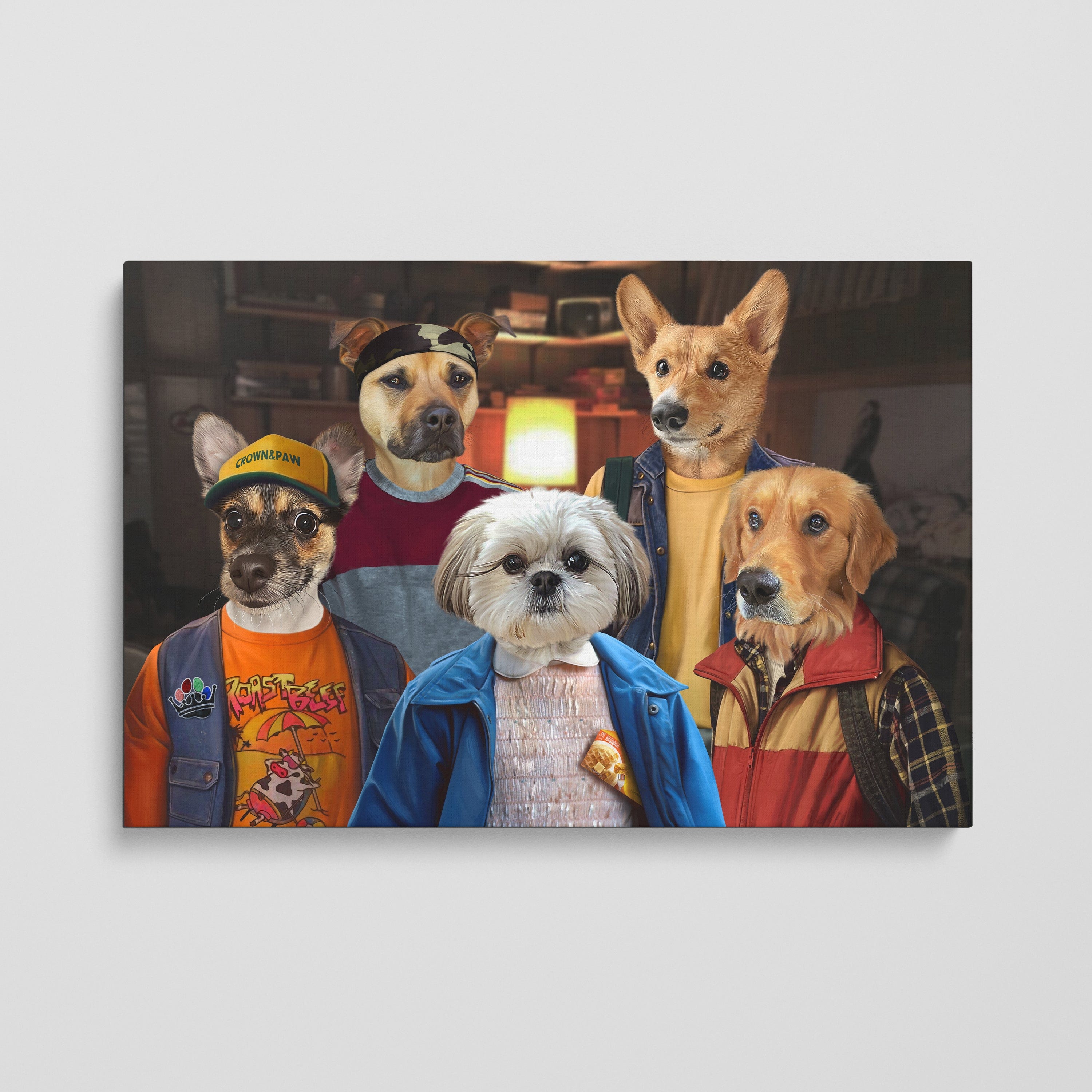 The 80's Kids - Custom Pet Canvas