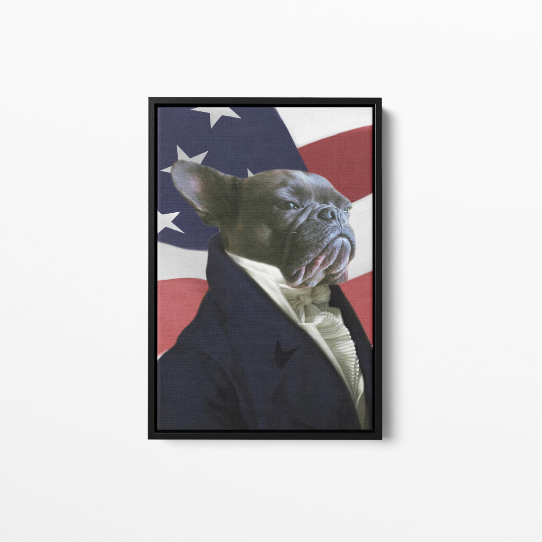 The Ambassador - USA Flag Edition - Custom Pet Canvas
