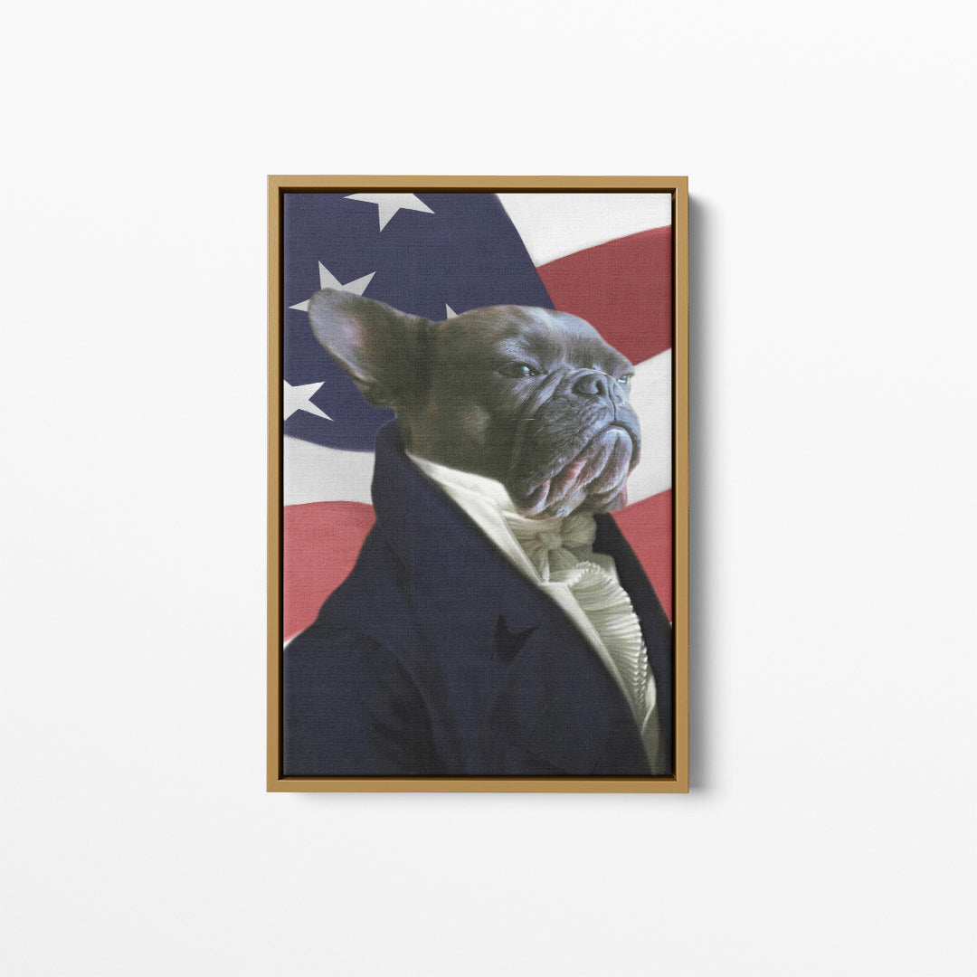The Ambassador - USA Flag Edition - Custom Pet Canvas