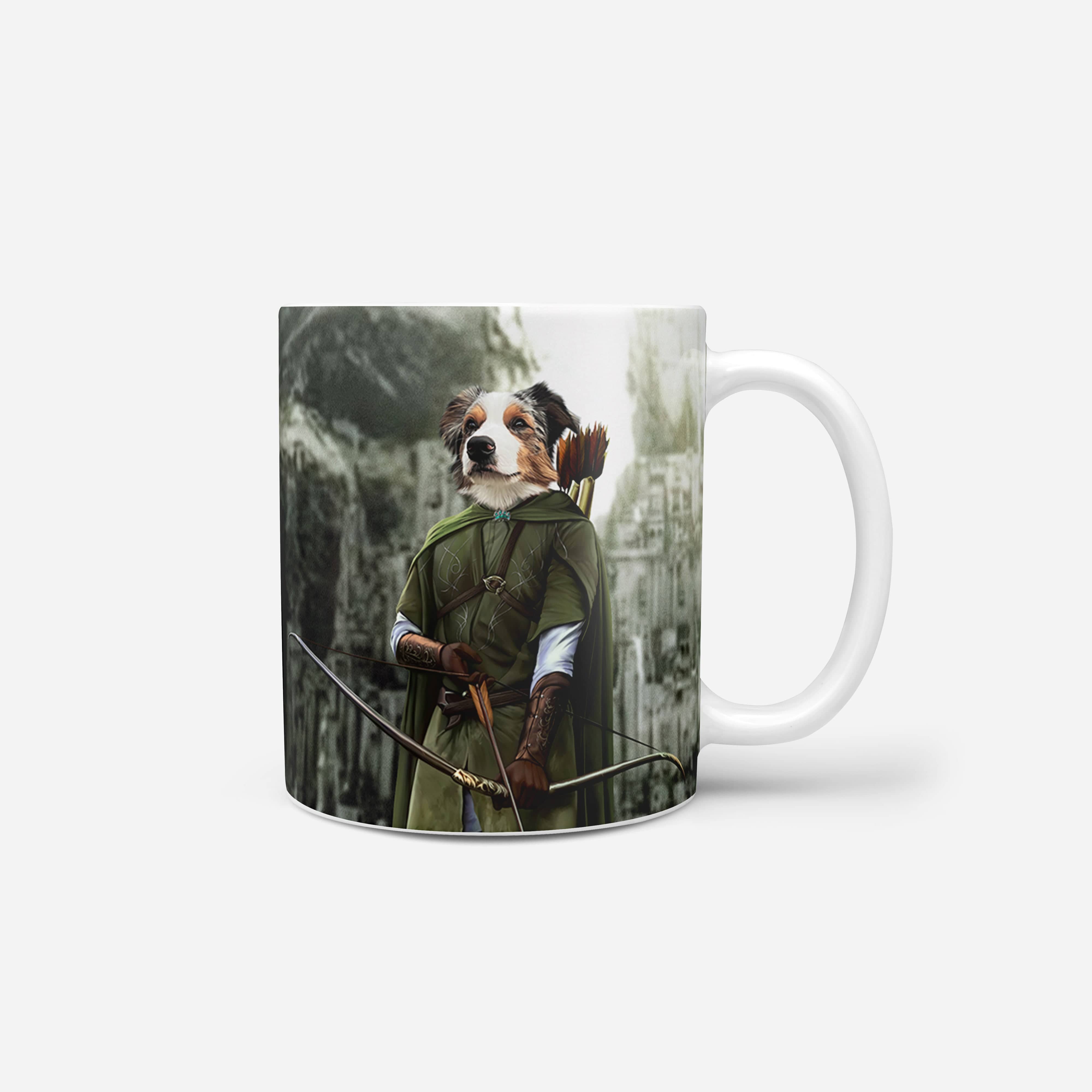 Royal and Paws - Mug The Archer - Custom Mug 11oz / Background 1