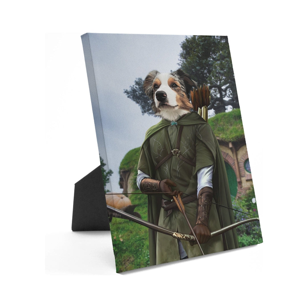 Royal and Paws - Standing Canvas The Archer - Custom Standing Canvas 8" x 10" / Background 2