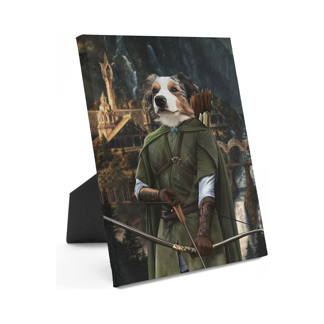 Royal and Paws - Standing Canvas The Archer - Custom Standing Canvas 8" x 10" / Background 3
