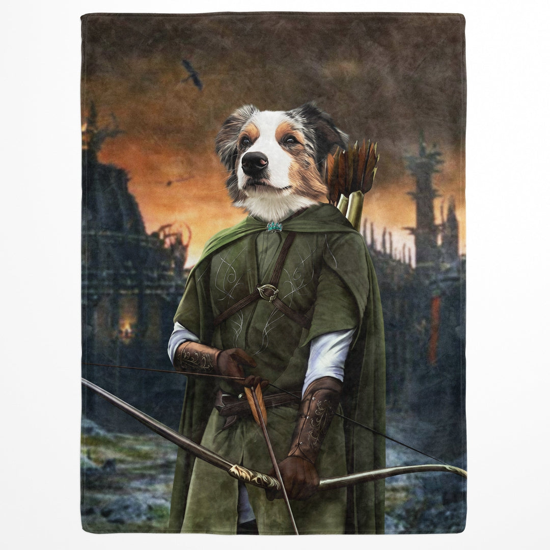 Royal and Paws - Blanket The Archer - Custom Pet Blanket 30" x 40" / Background 4