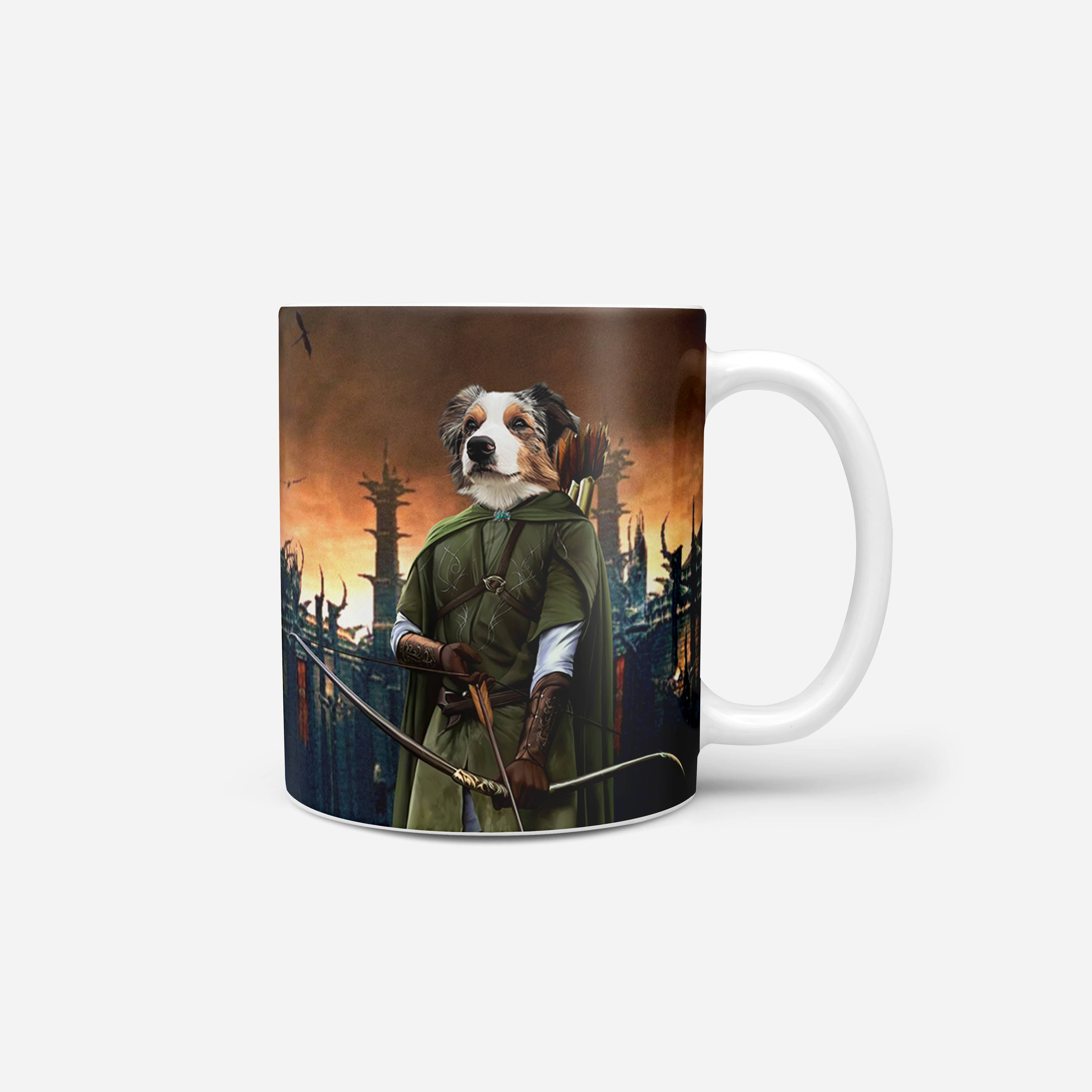 Royal and Paws - Mug The Archer - Custom Mug 11oz / Background 4