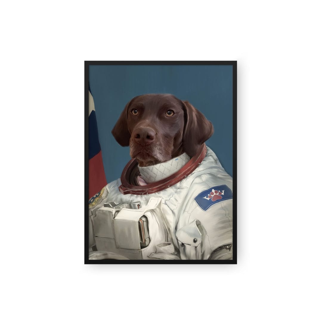 Royal and Paws - Poster The Astronaut - Custom Pet Poster