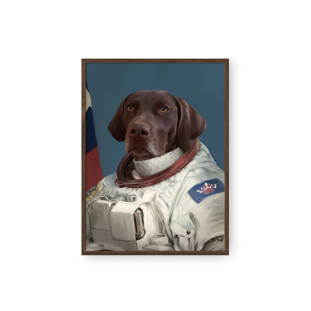 Royal and Paws - Poster The Astronaut - Custom Pet Poster